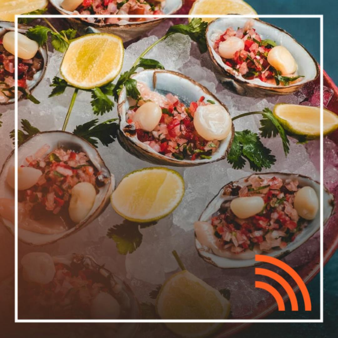 Mariscos frescos para comer y comprar en Santiago