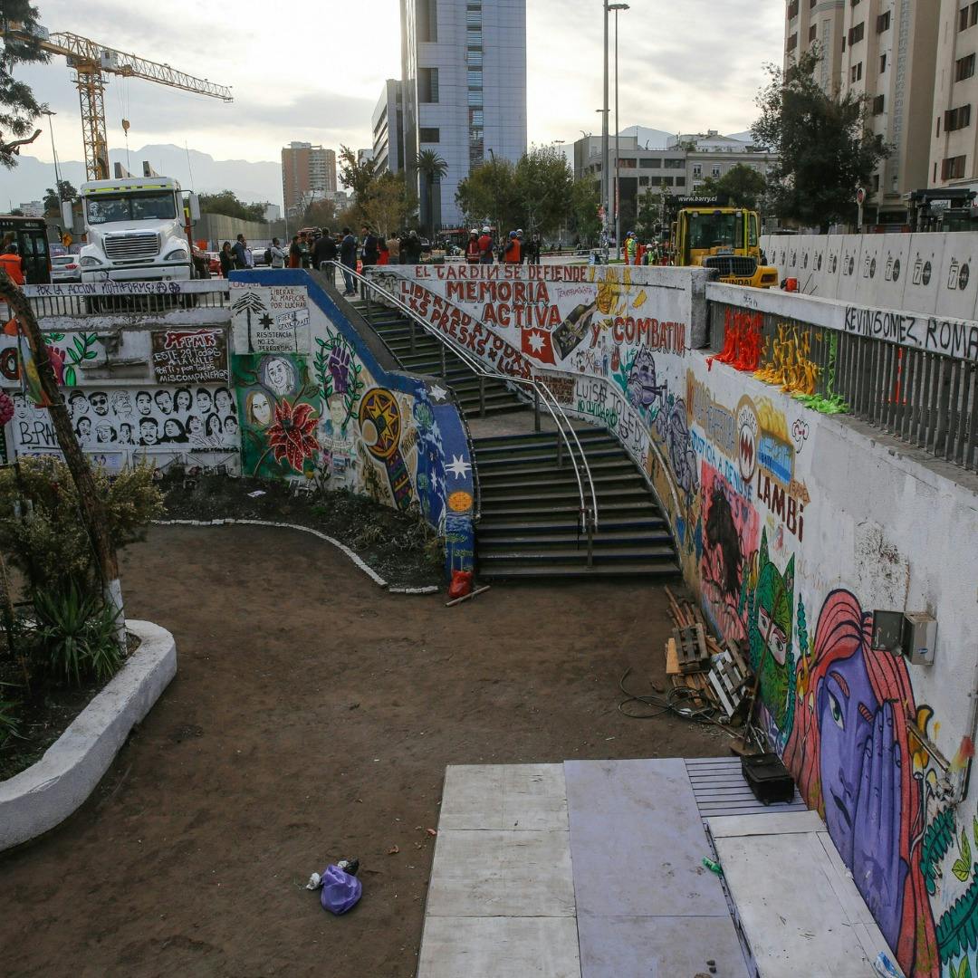 Memoria en la Plaza Baquedano