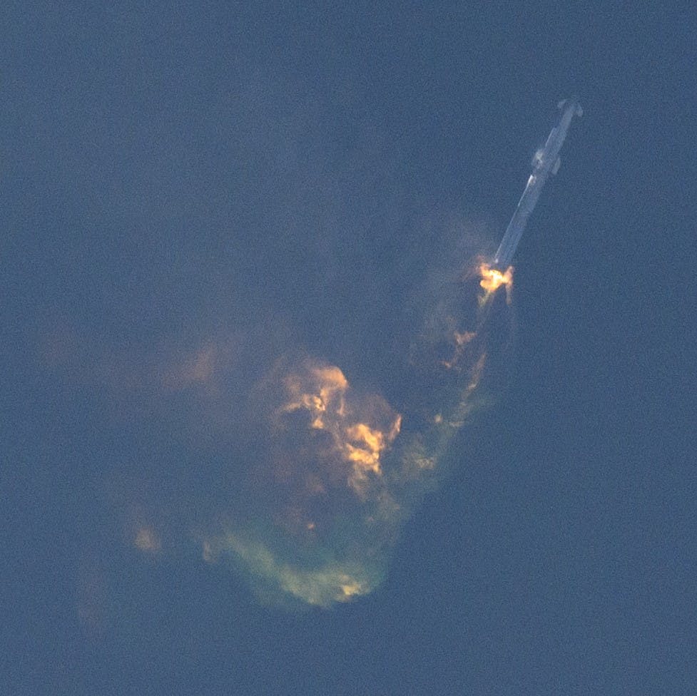 La explosión de Starship, el cohete más grande del mundo