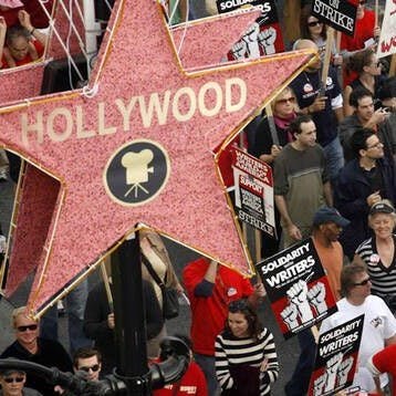 La huelga de guionistas en Hollywood