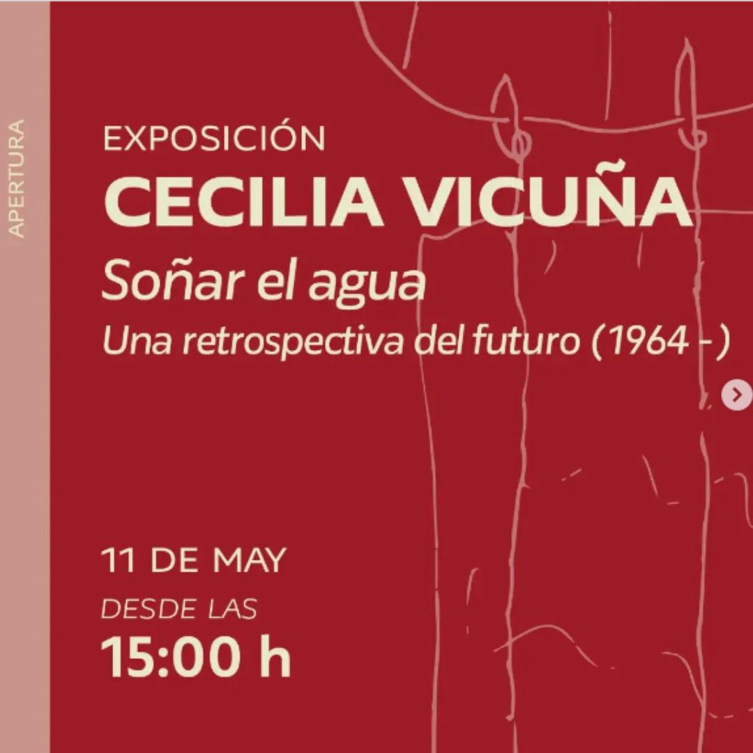 La exposición ''Soñar el Agua'' de la artista y poeta Cecilia Vicuña 