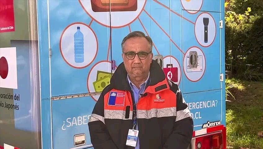  Director de Senapred de la RM actualizó la situación de Santiago ante el sistema frontal.