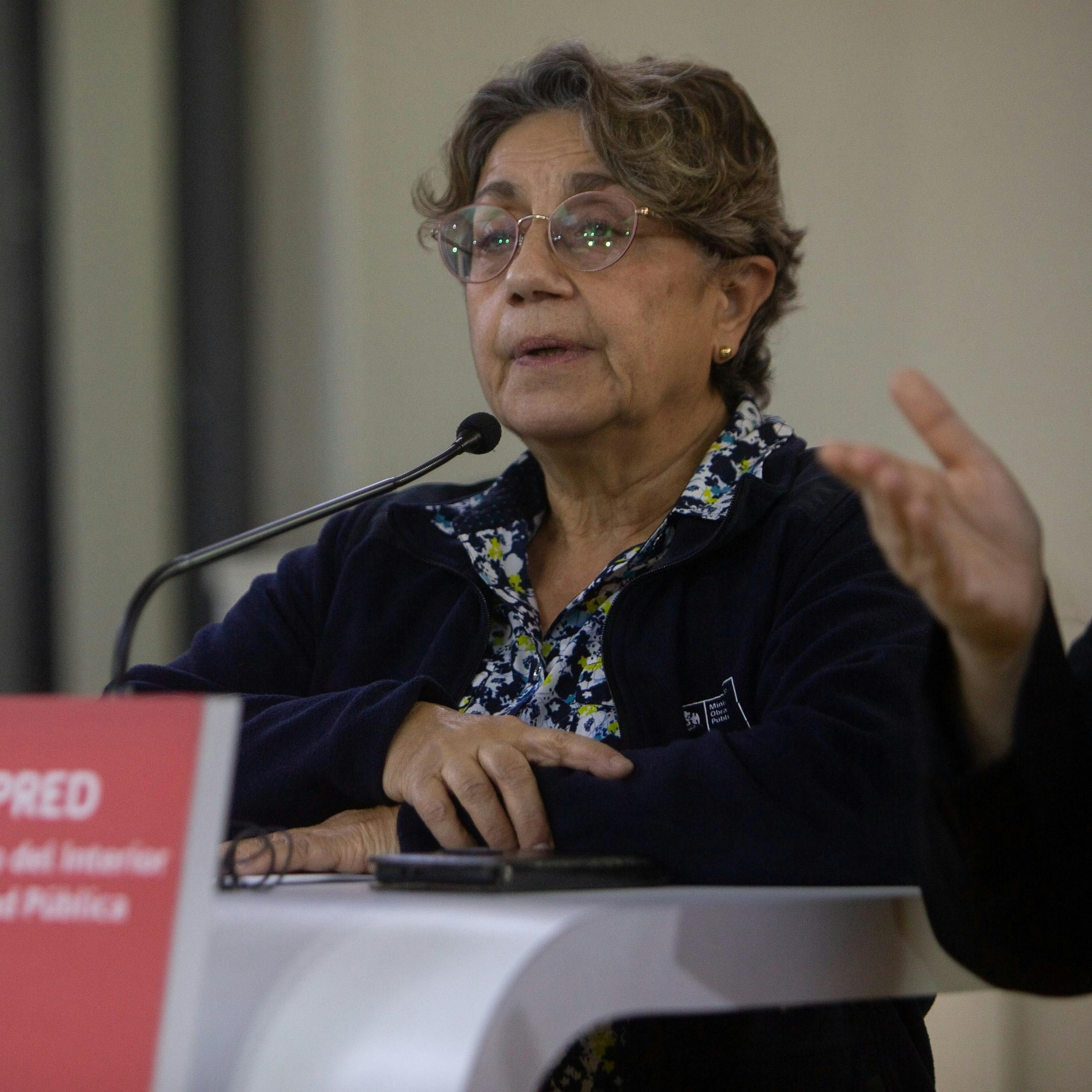 Ministra de Obras Públicas, Jessica López, por sistema frontal: “Las proyecciones son suficientes para tener un despliegue importante en términos de prevención”