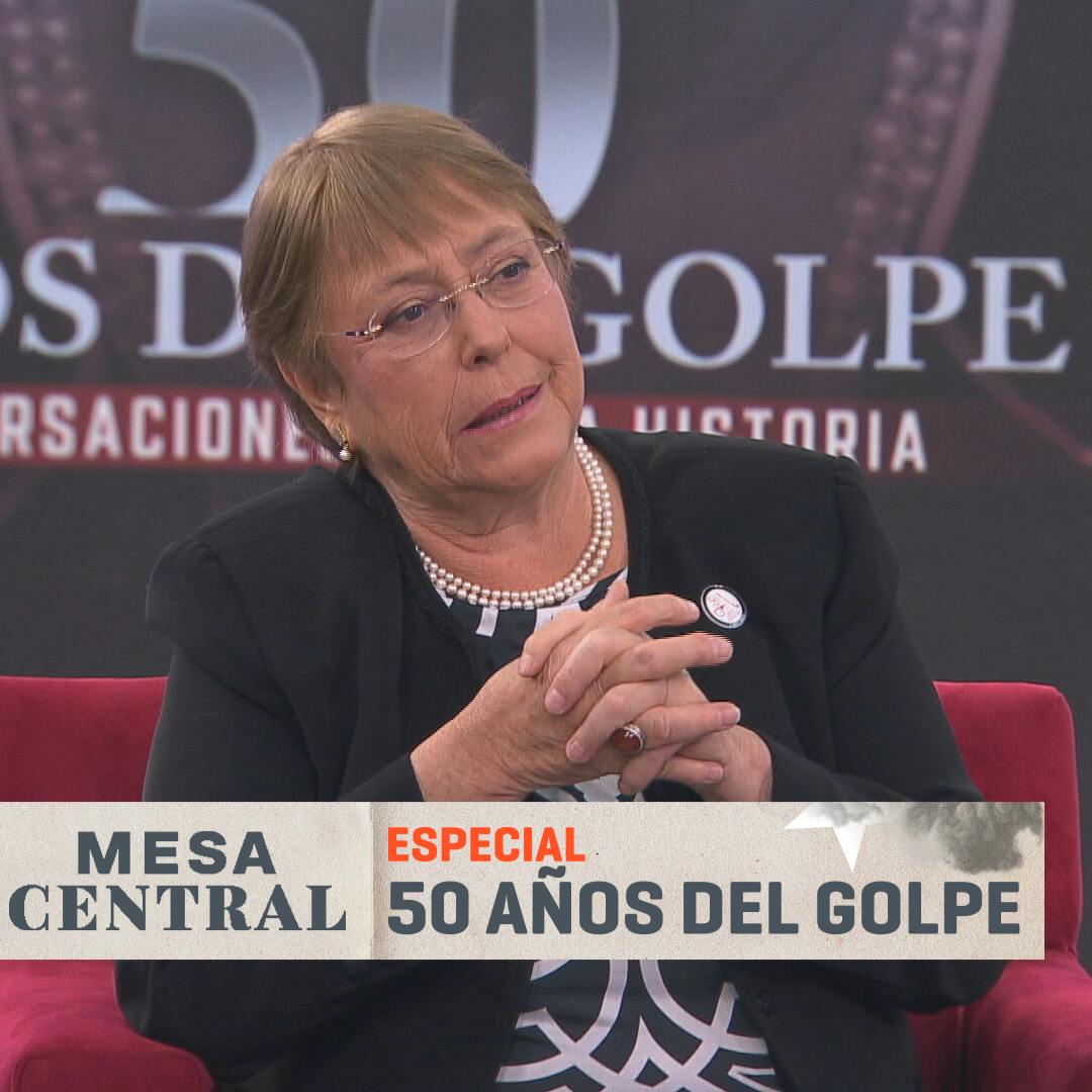 Ex Presidenta Michelle Bachelet: “Para los 30 años había partidos que habían condenado el Golpe y ahora ya no lo condenan”