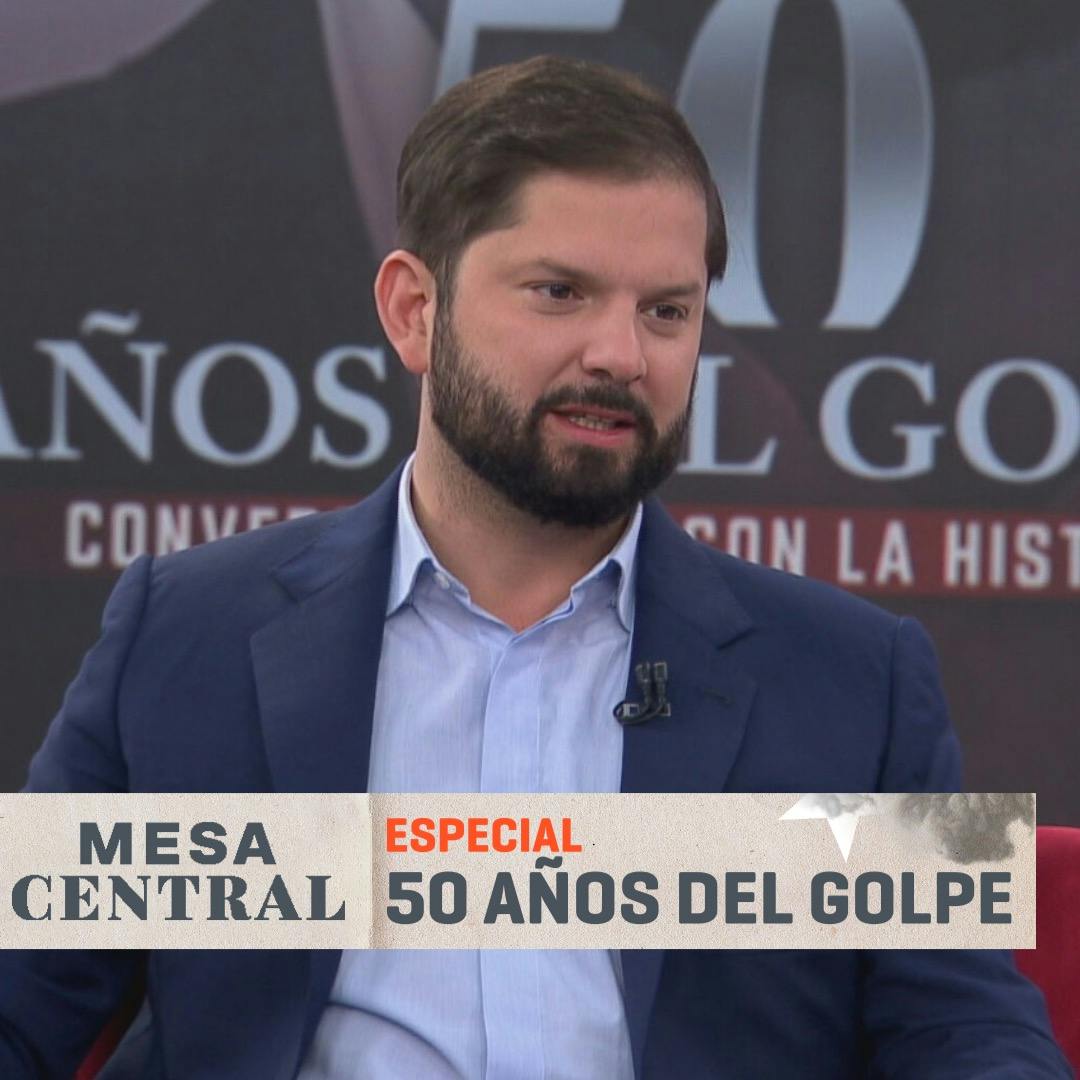 Presidente Gabriel Boric: La Unidad Popular, desde mi perspectiva, no es la responsable de que bombardeen La Moneda, ni del Golpe de Estado, ni de todo lo que vino después