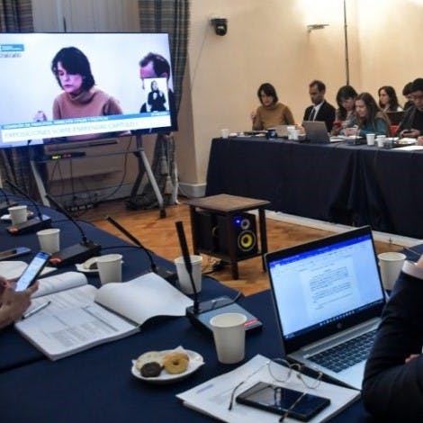 El encuentro sobre el proceso constitucional en ICARE