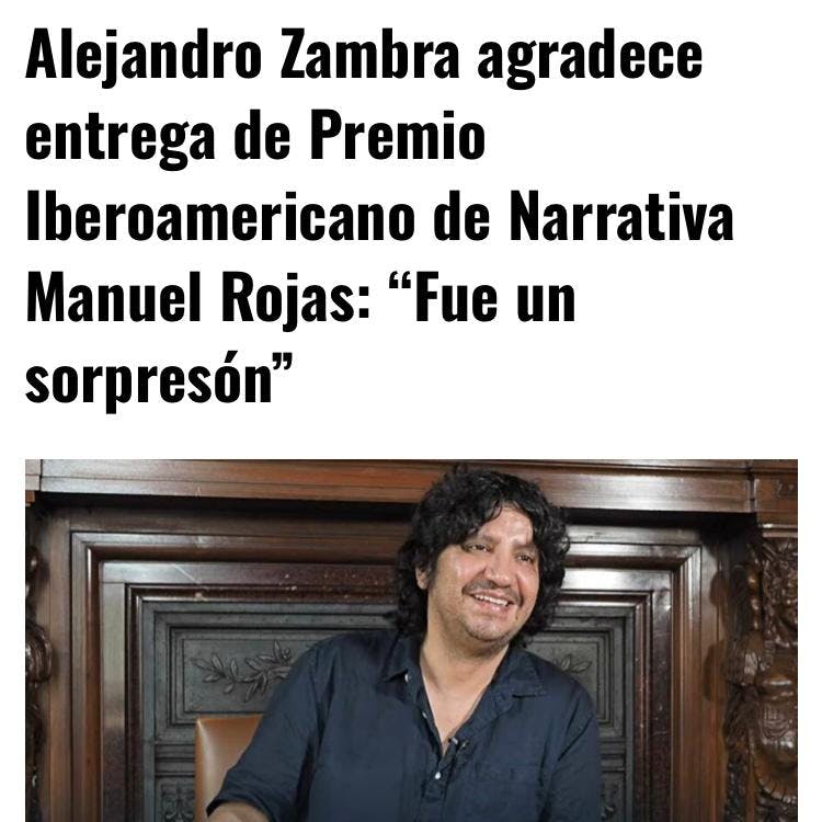 La entrevista a Alejandro Zambra