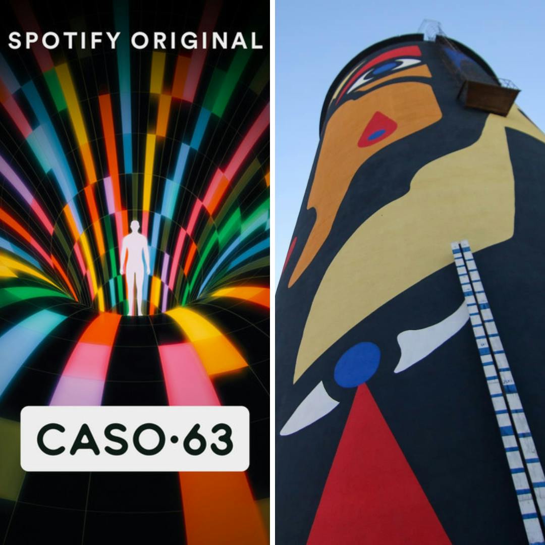 El podcast “Caso 63” y el mural de 27 metros de altura del “Mono” González