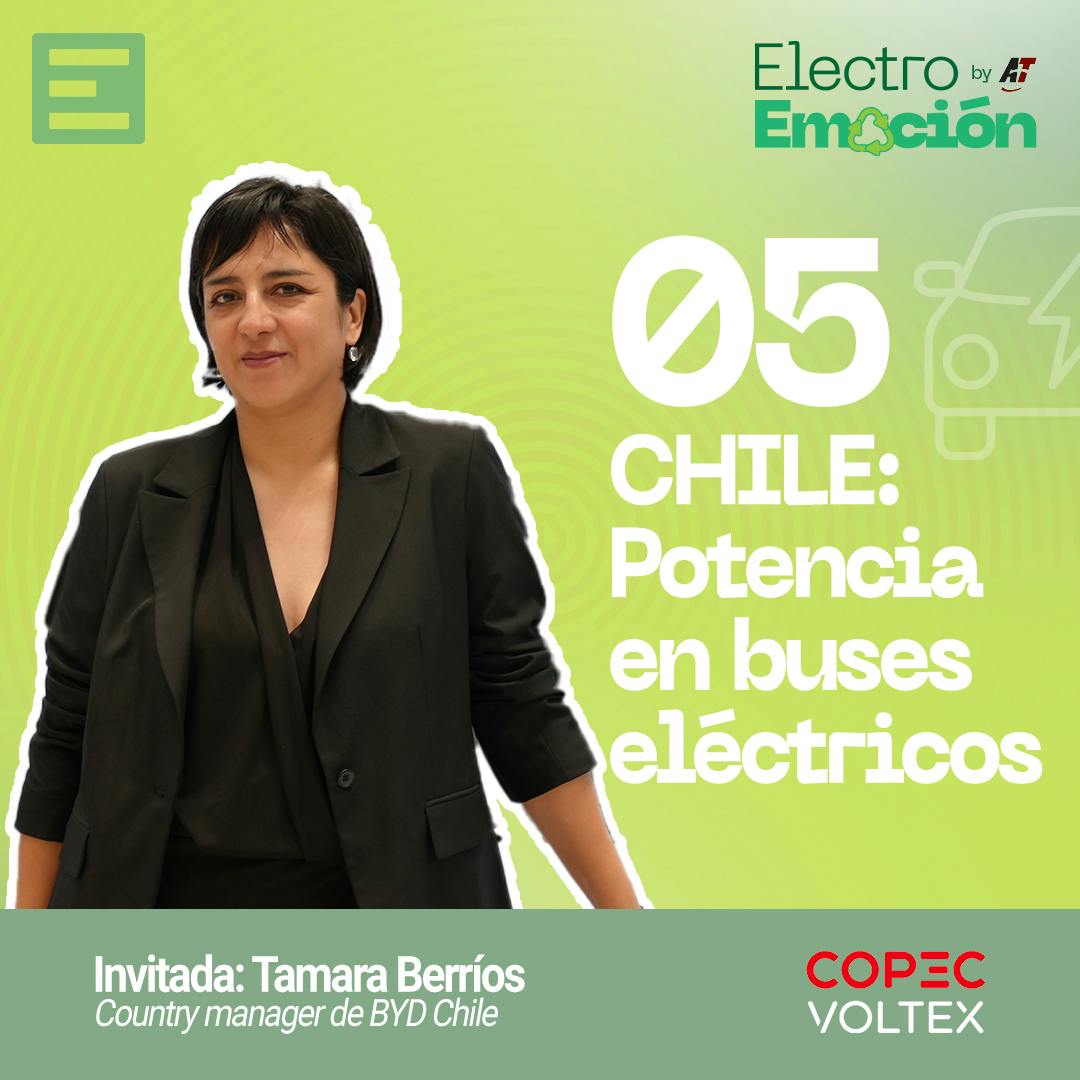 CHILE: potencia en buses eléctricos