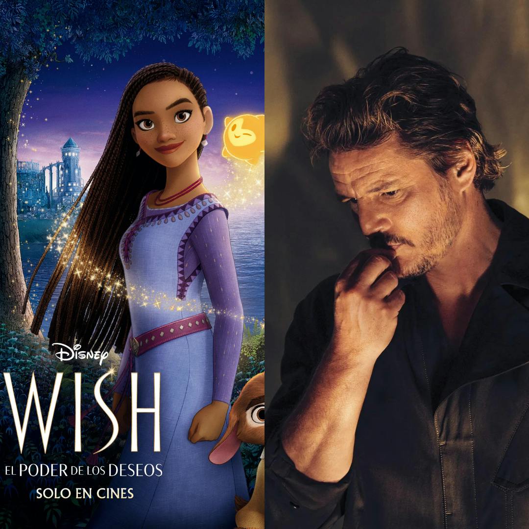Medios indican que Pedro Pascal no ganaría en los Golden Globes y Disney estrena Wish, su película que conmemora sus 100 años