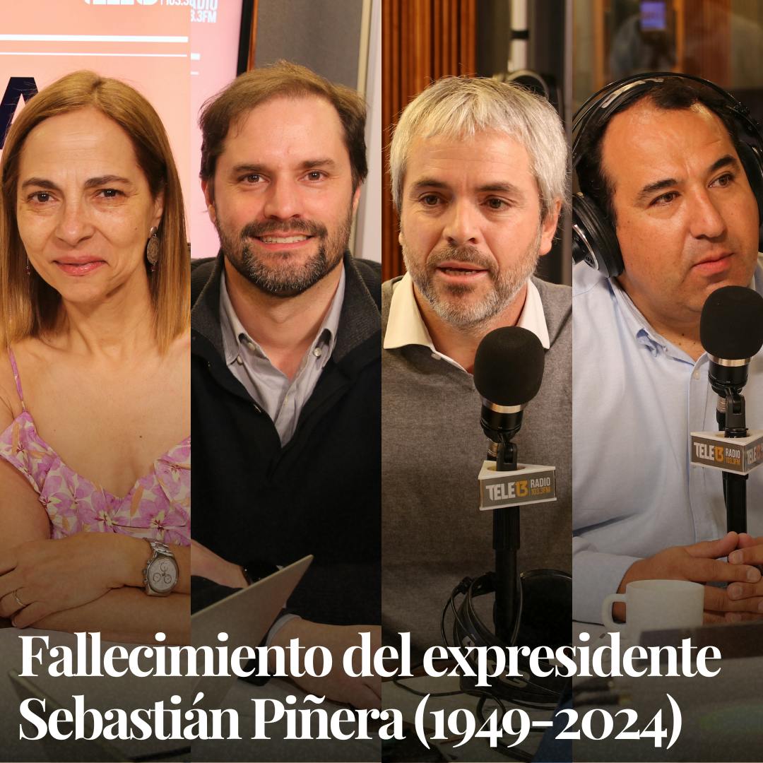 Los cuatro conductores de Tele 13 Radio recuerdan el legado del ex presidente Sebastián Piñera