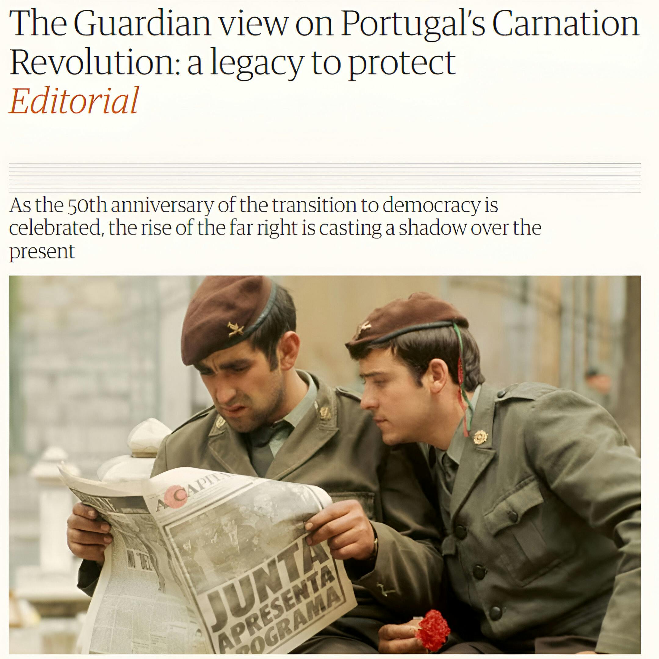 La opinión View on Portugal’s Carnation Revolution: a legacy to protect