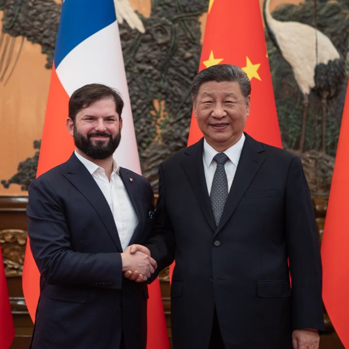 La reunión bilateral del Presidente Gabriel Boric y Xi Jinping en China