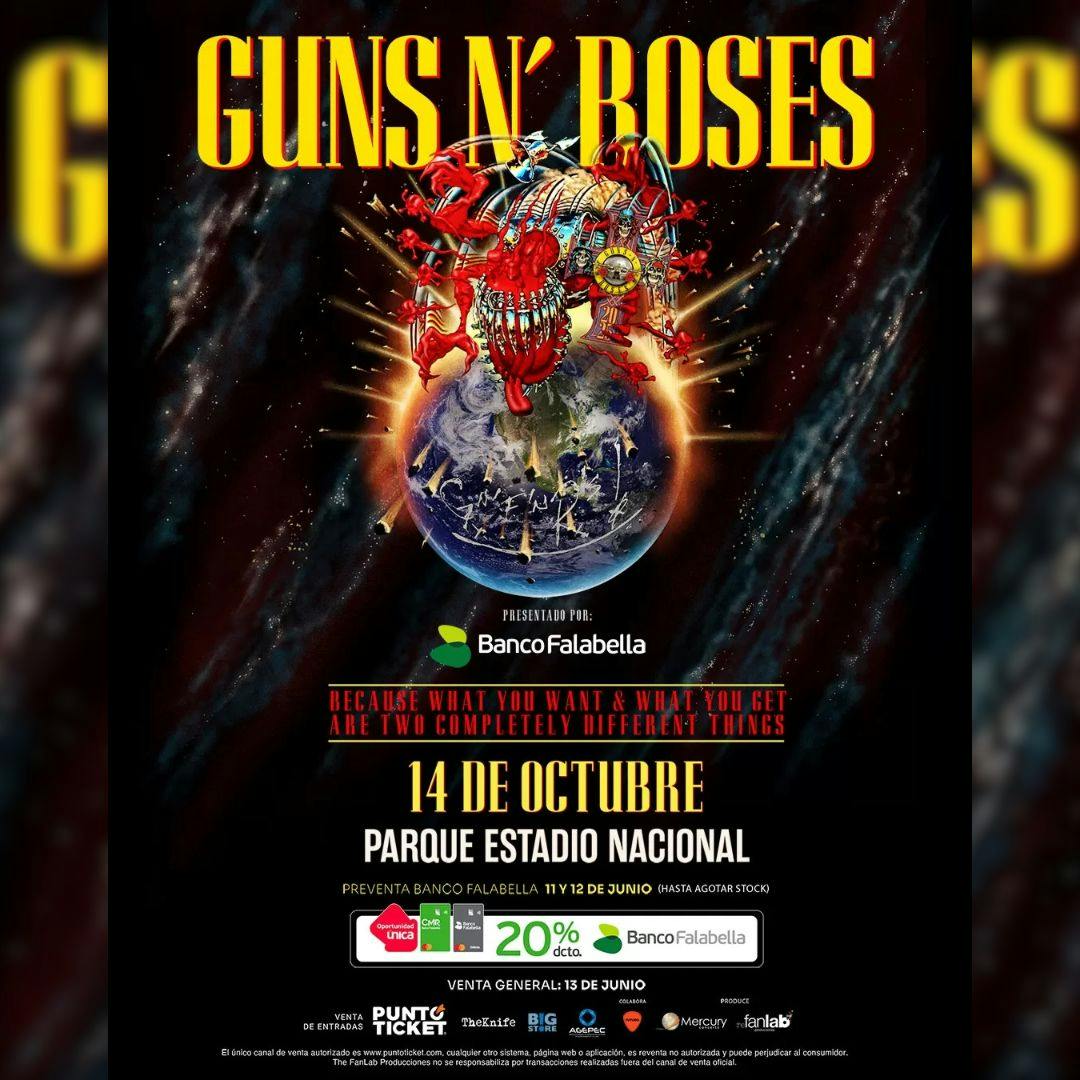 El concierto de Guns N’ Roses