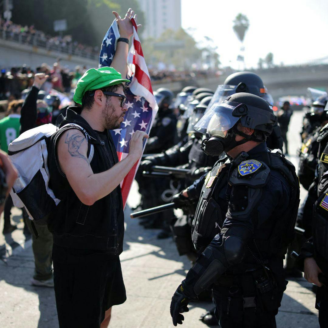 Las protestas en Estados Unidos