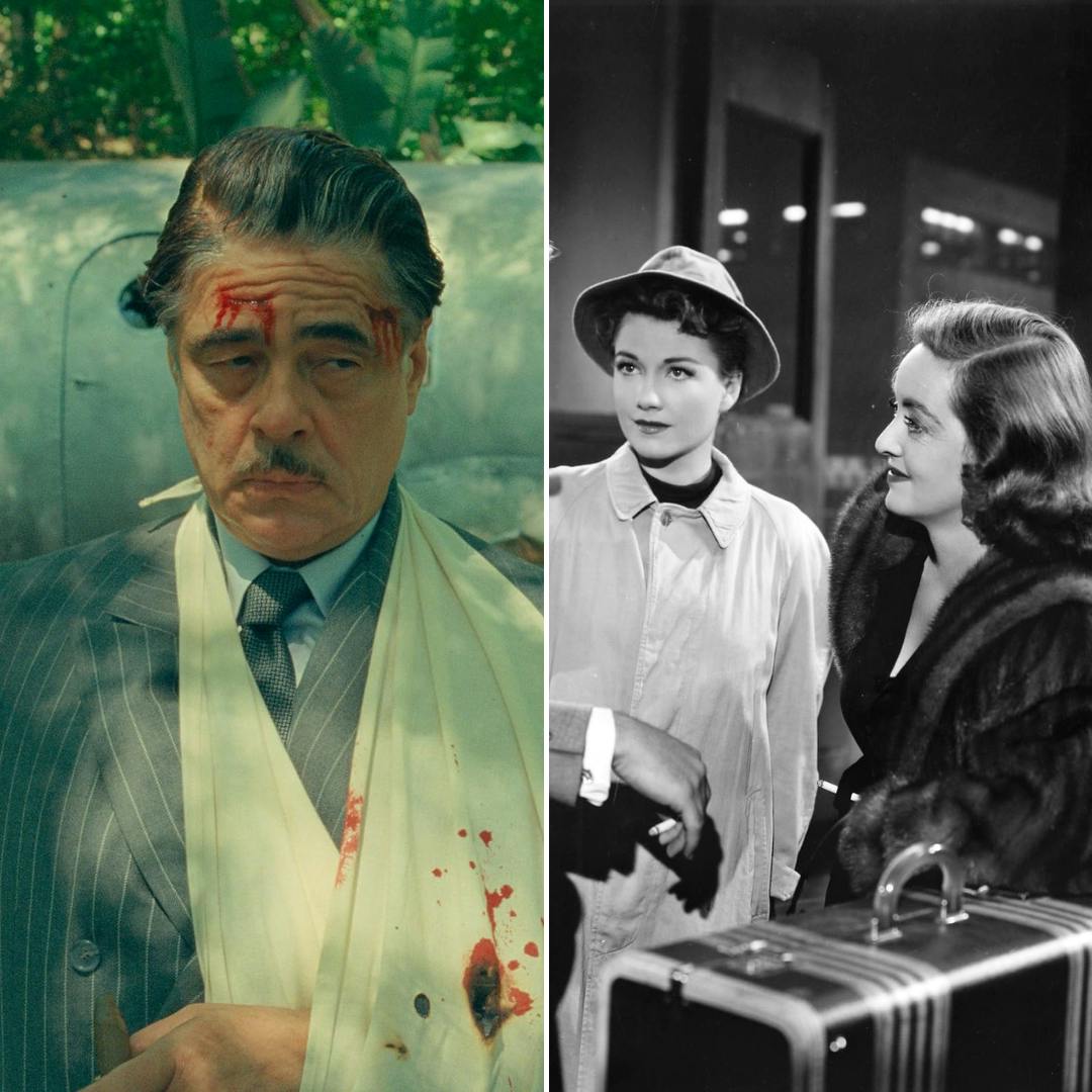 Cavallo y Ramírez por “El esquema fenicio”, “Horizonte” y los 75 años de “La malvada” de Joseph L. Mankiewicz