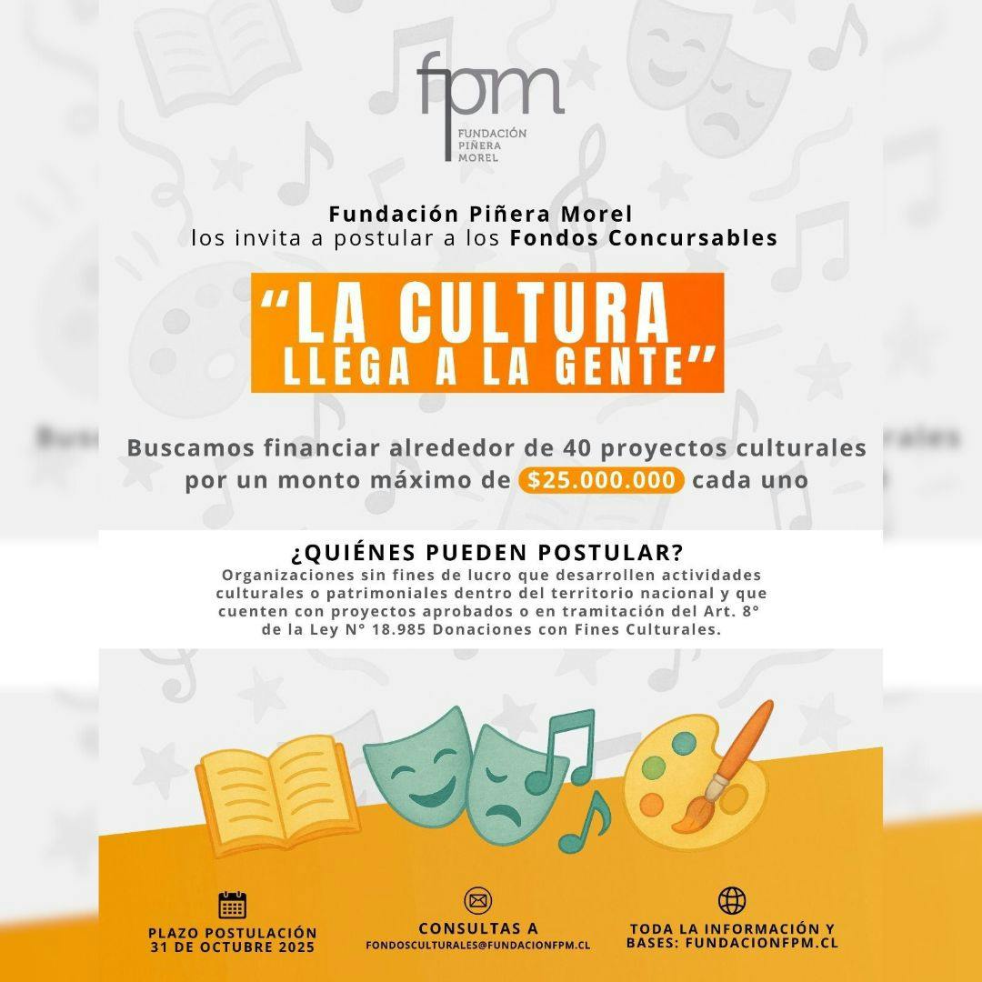 Las postulaciones a “La cultura llega a la gente”