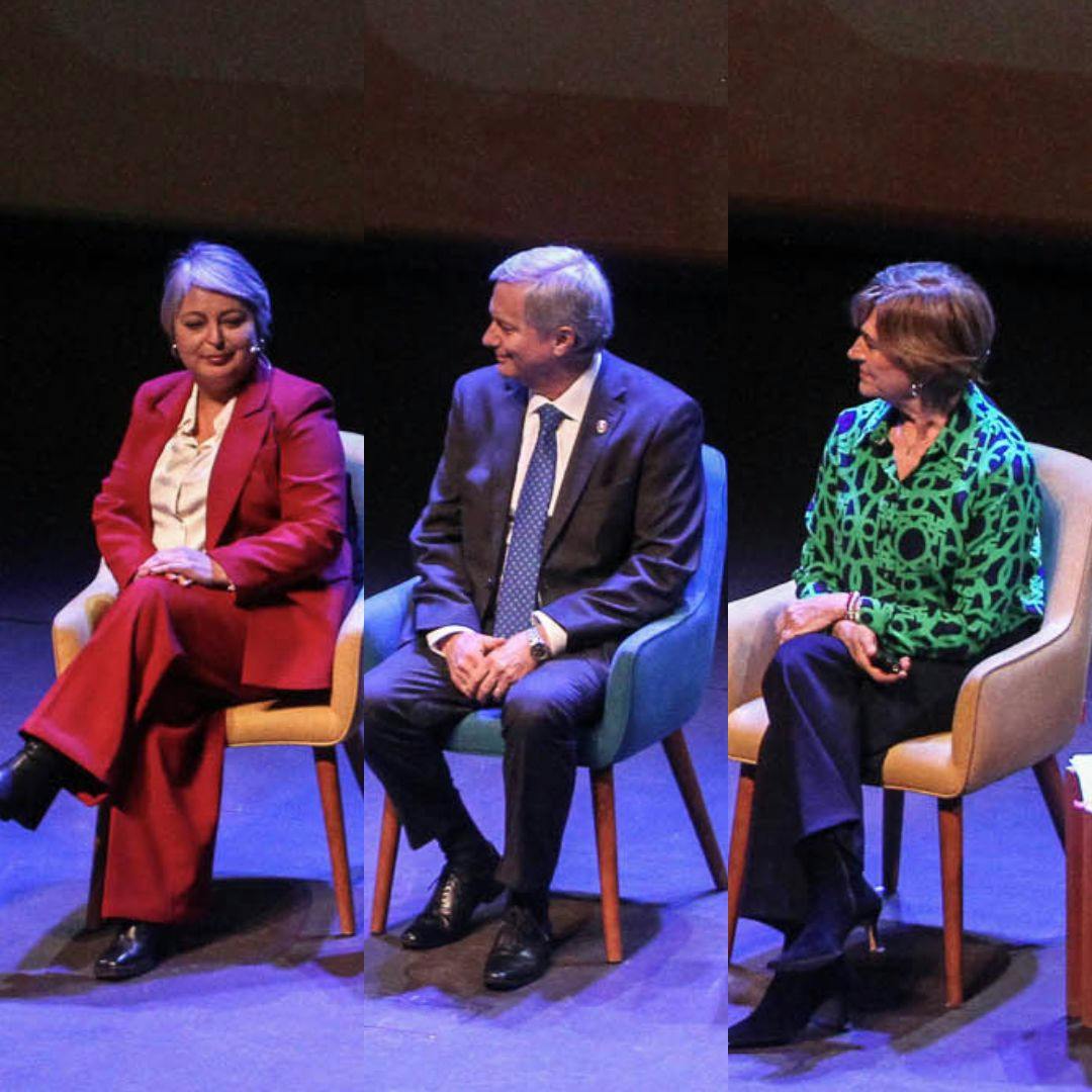 Primer encuentro: El despliegue de Jara, Kast y Matthei en el Salmón Summit