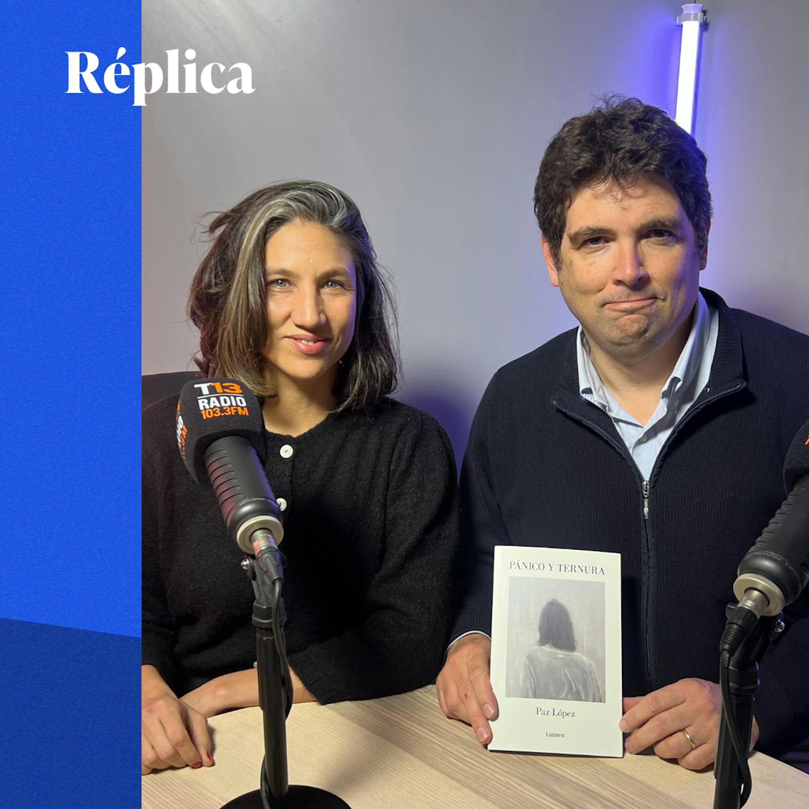 Paz López y su libro “Pánico y ternura” Paz López y su libro “Pánico y ternura”