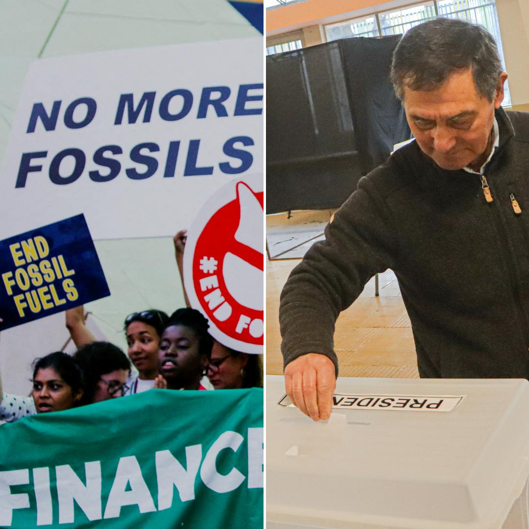 Escobar y Valdivieso por el pie en el que parten los candidatos presidenciales y la resistencia a las políticas por el medio ambiente