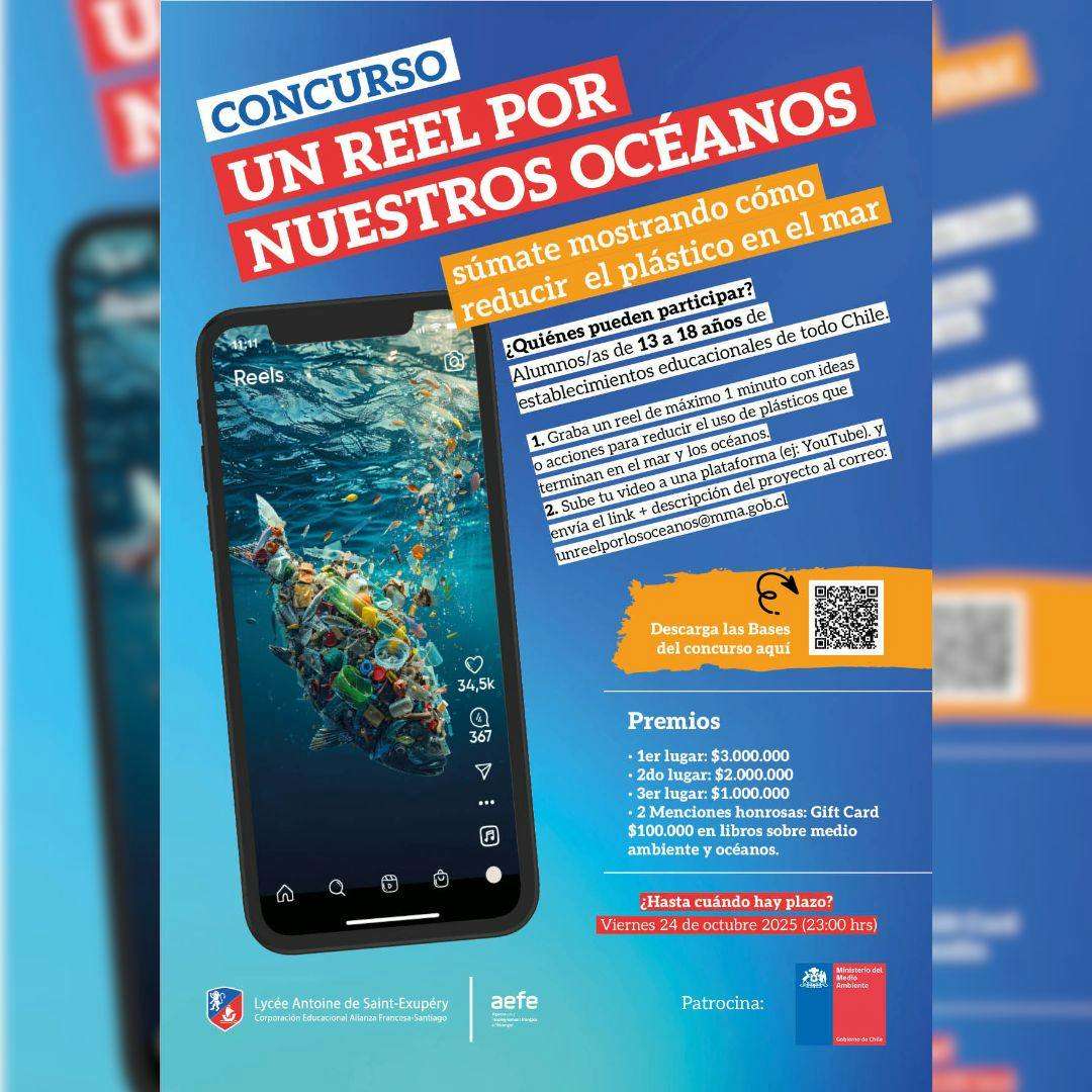 El concurso escolar “Un reel por nuestros océanos”