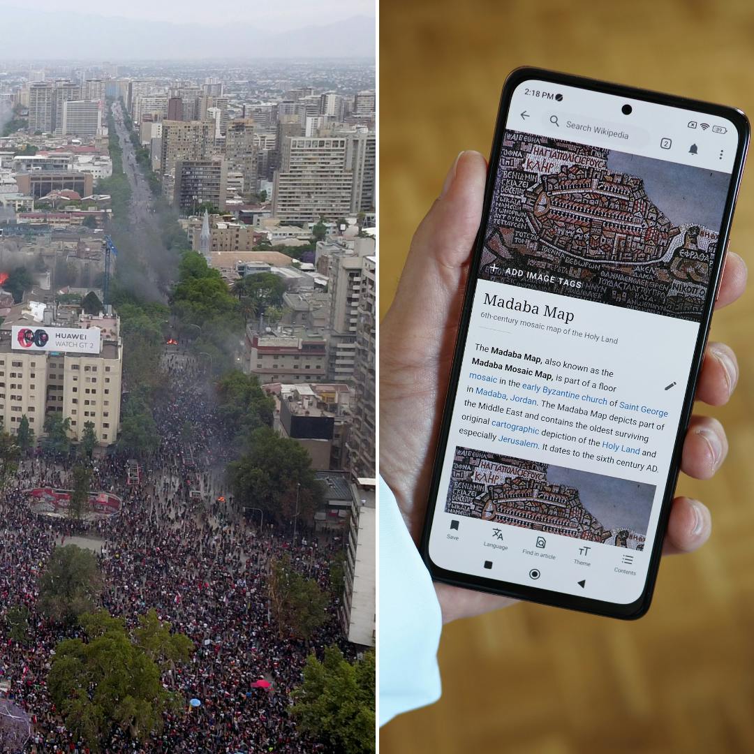 Escobar y Valdivieso por la guerra cultural que llegó a Wikipedia y la adhesión que tuvo el estallido social