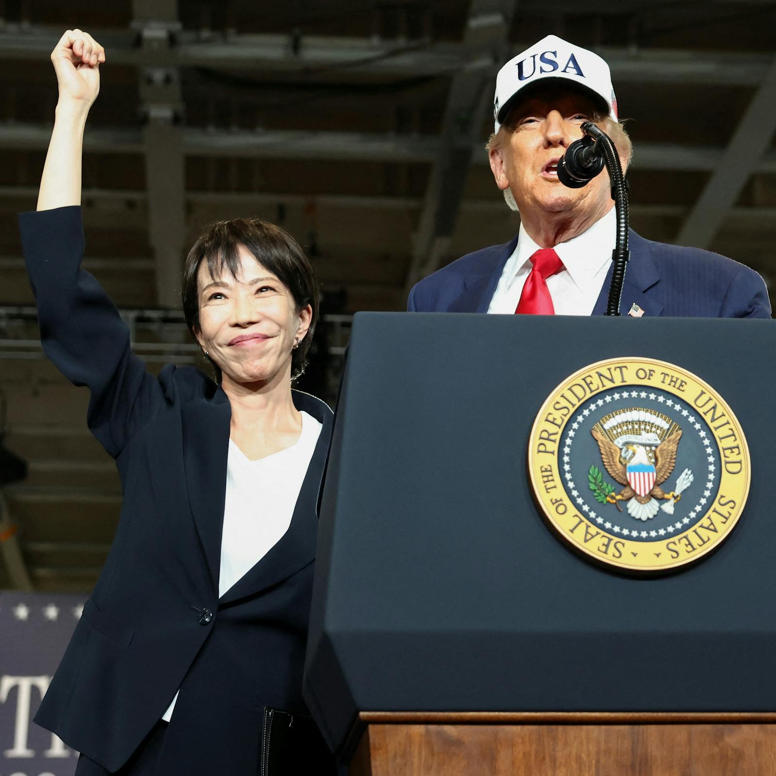 Donald Trump resaltó la alianza de Estados Unidos con Japón, en medio de su primer encuentro con Sanae Takaichi en Tokio
