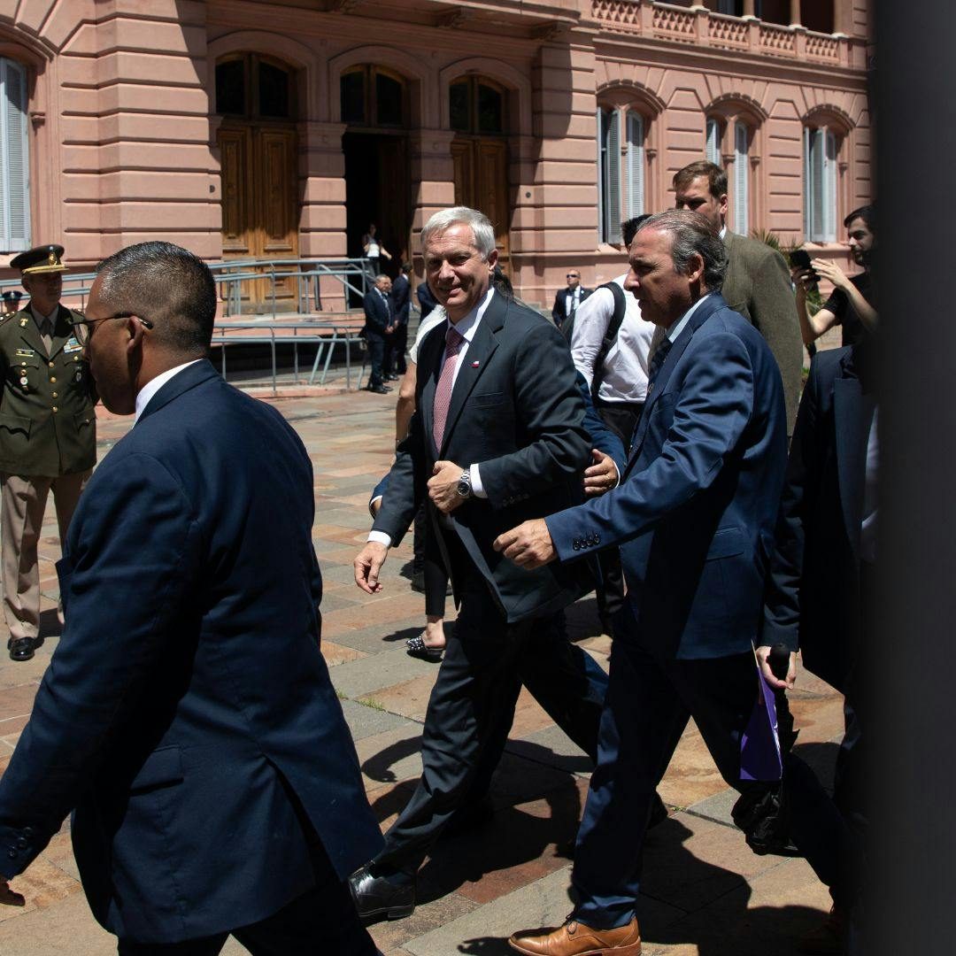 El viaje de Kast a Argentina