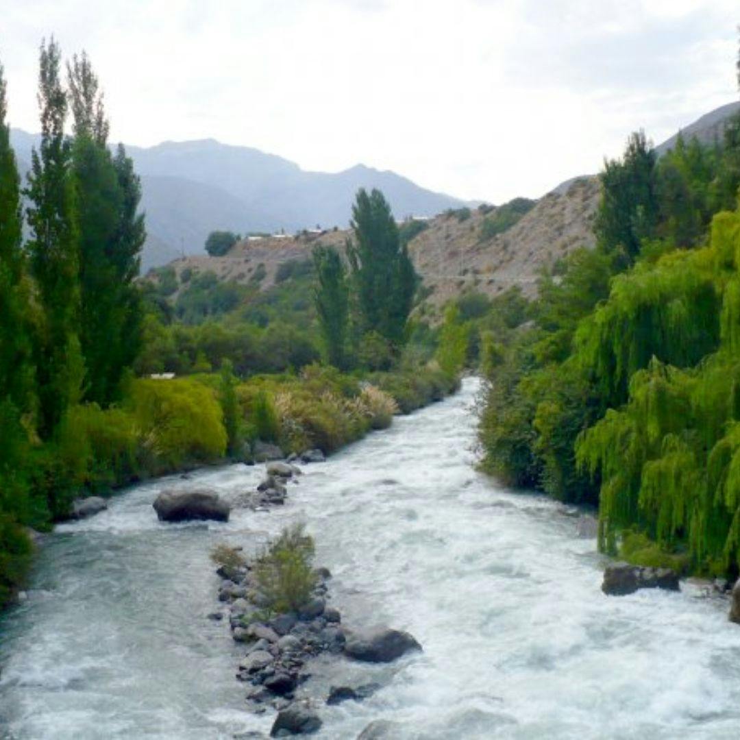 El valle del río Yeso