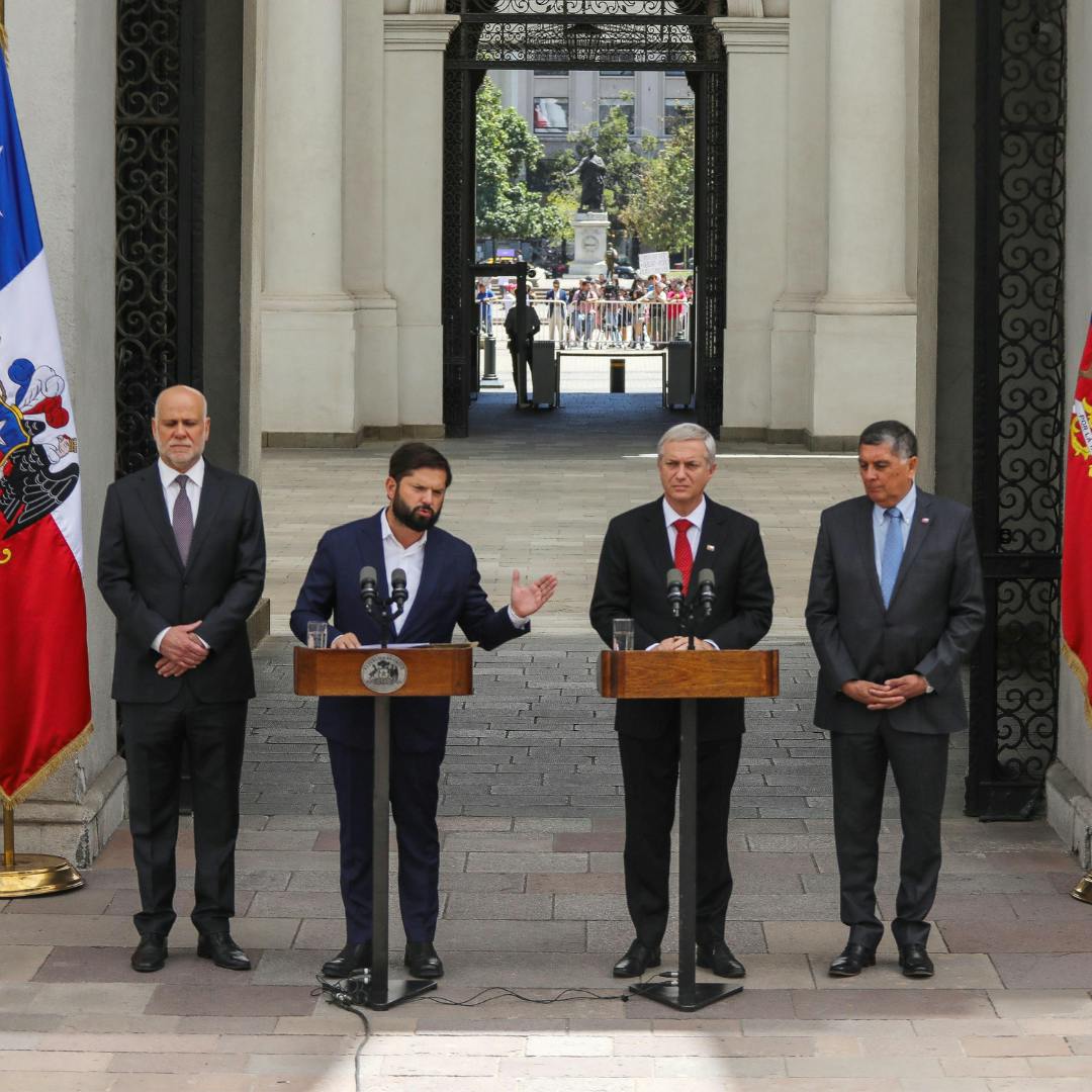 Cavallo y Araos por la previa al cambio de mando y el gabinete saliente