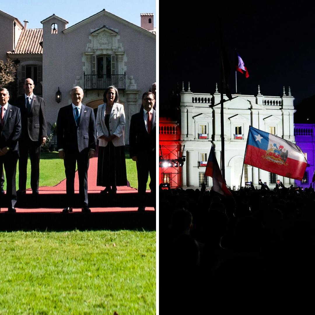 Trastienda y símbolos del primer día de la administración Kast