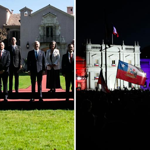 Trastienda y símbolos del primer día de la administración Kast