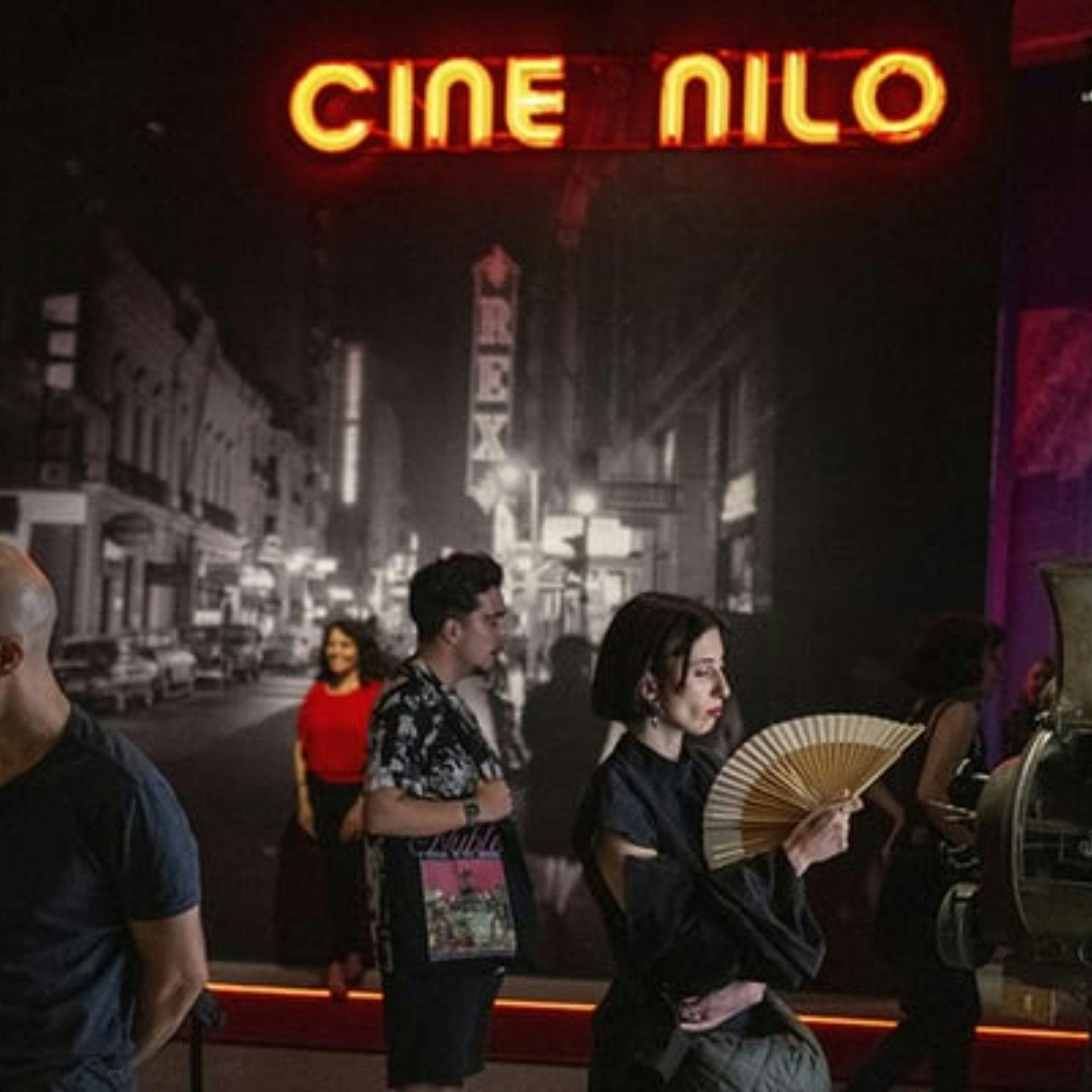 La exposición “Cine en Chile”