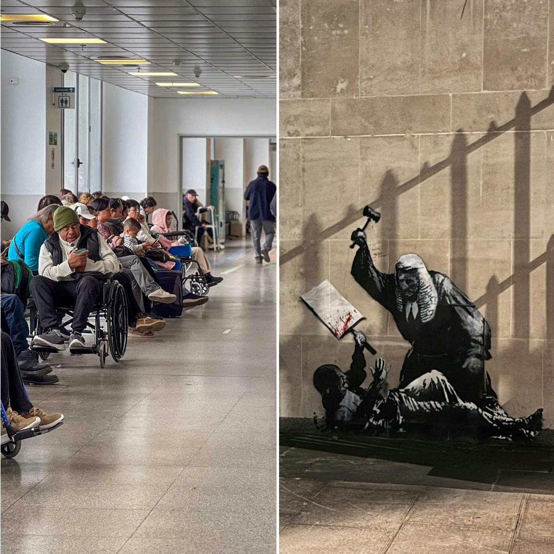 Vial y Comandari por las listas de espera oncológicas y Banksy al descubierto