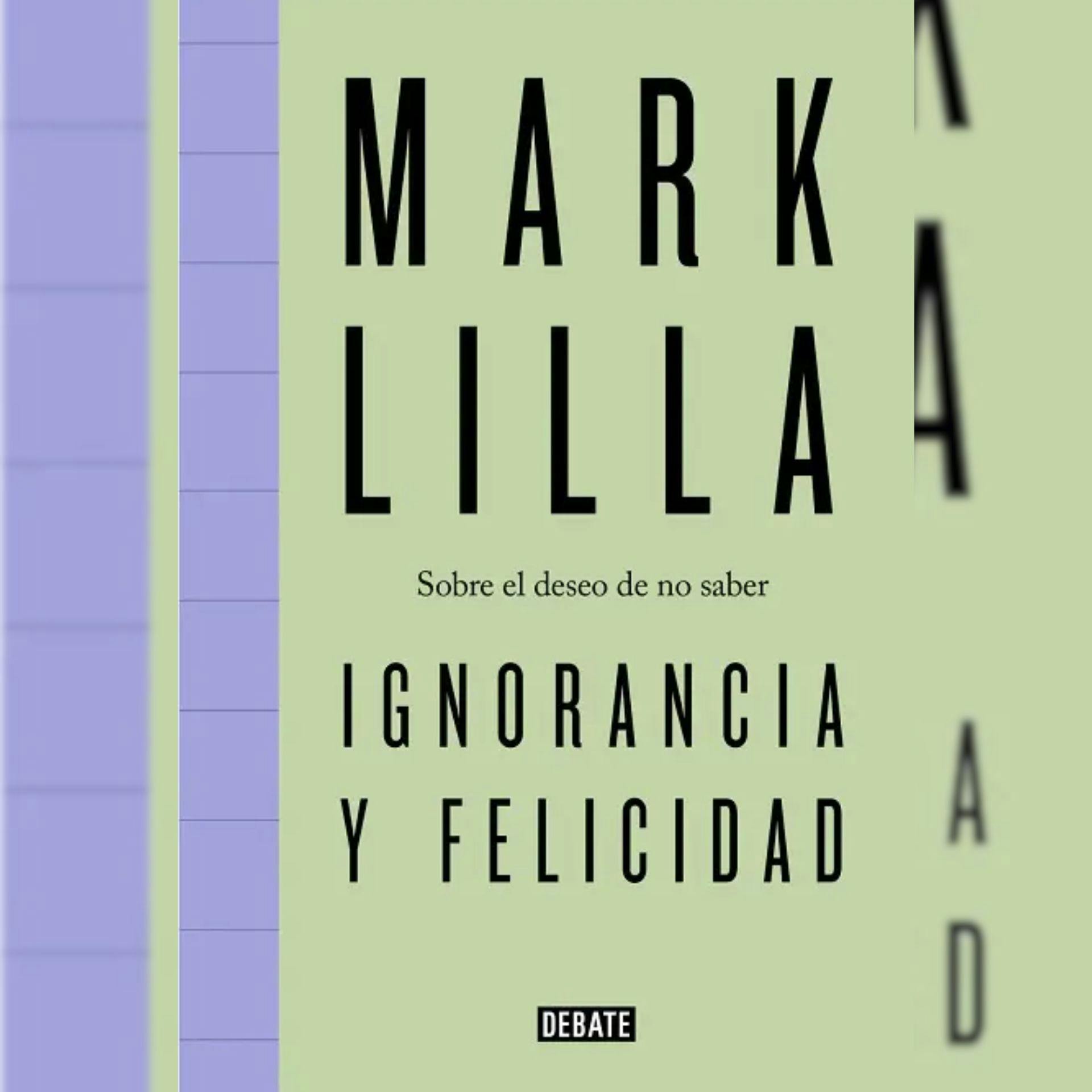 El libro “Ignorancia y felicidad”