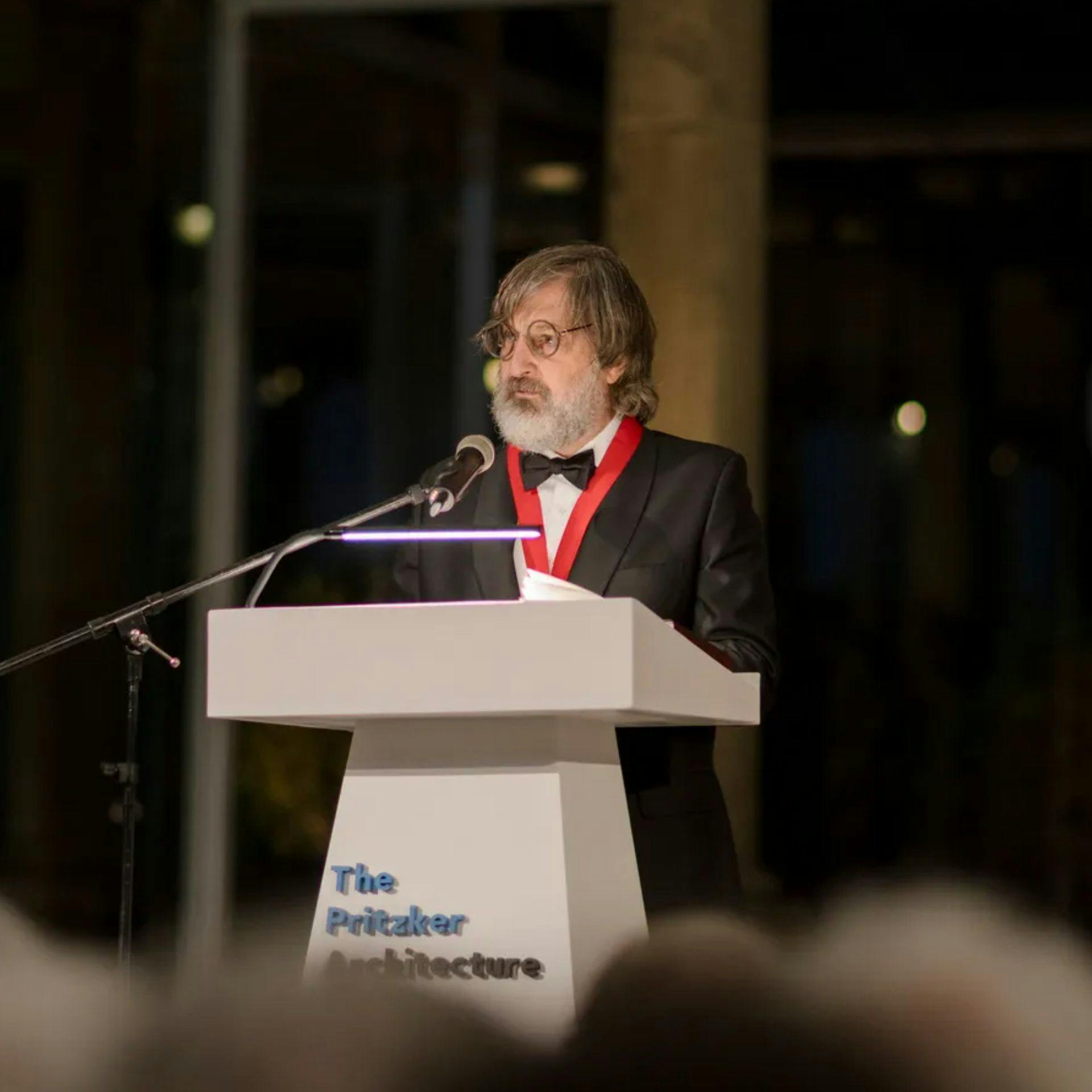 El discurso de Smiljan Radić en el Pritzker