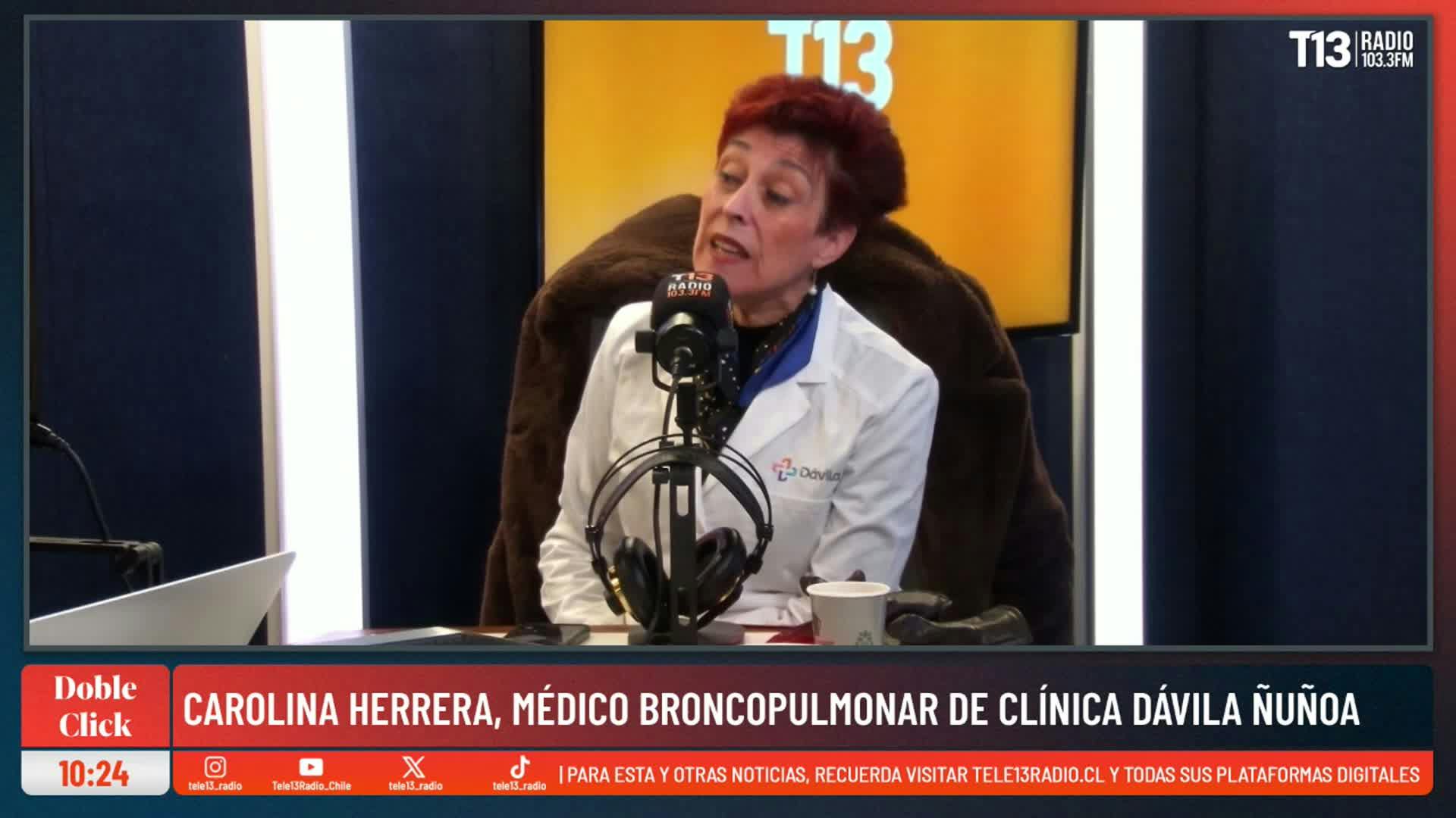 Carolina Herrera alerta: “Agosto es un mes crítico para las enfermedades respiratorias”