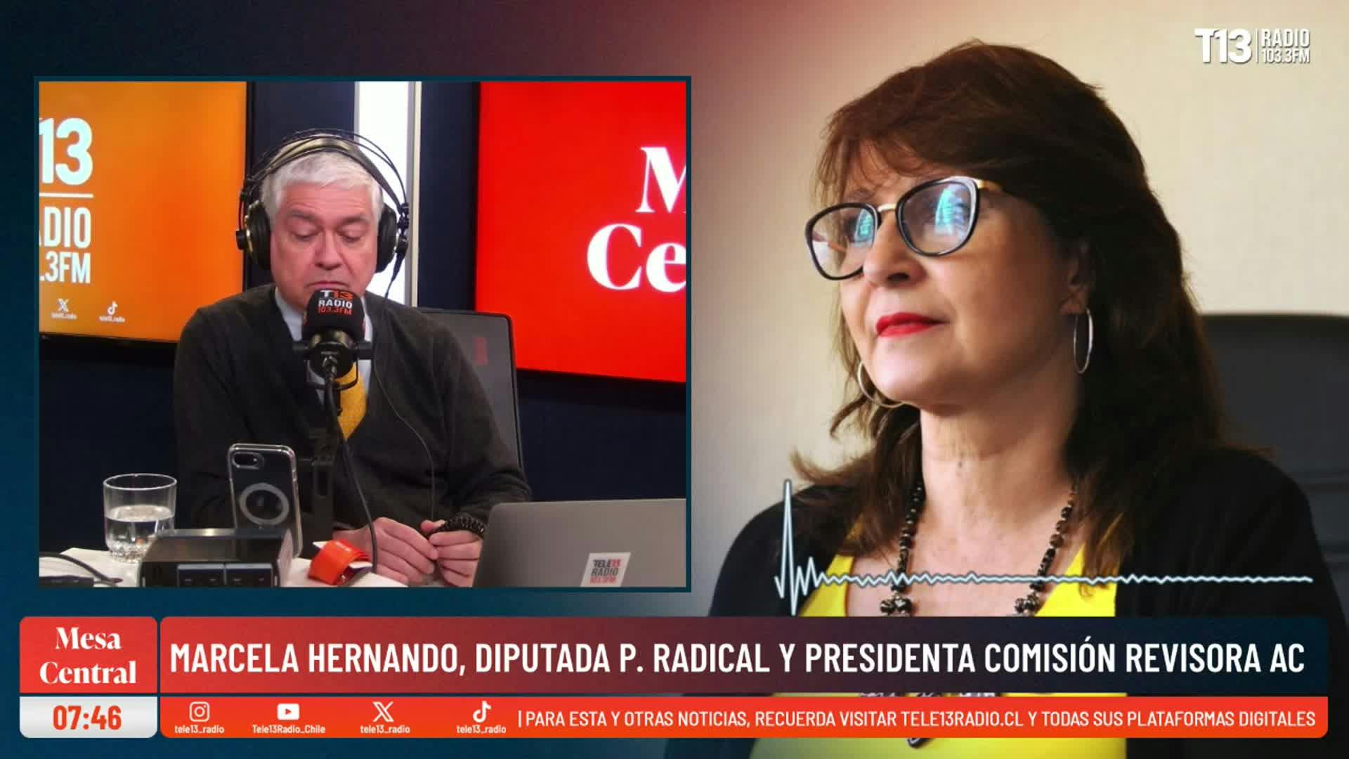 Marcela Hernando: “Es difícil responsabilizar a un ministro que estuvo solo seis meses”