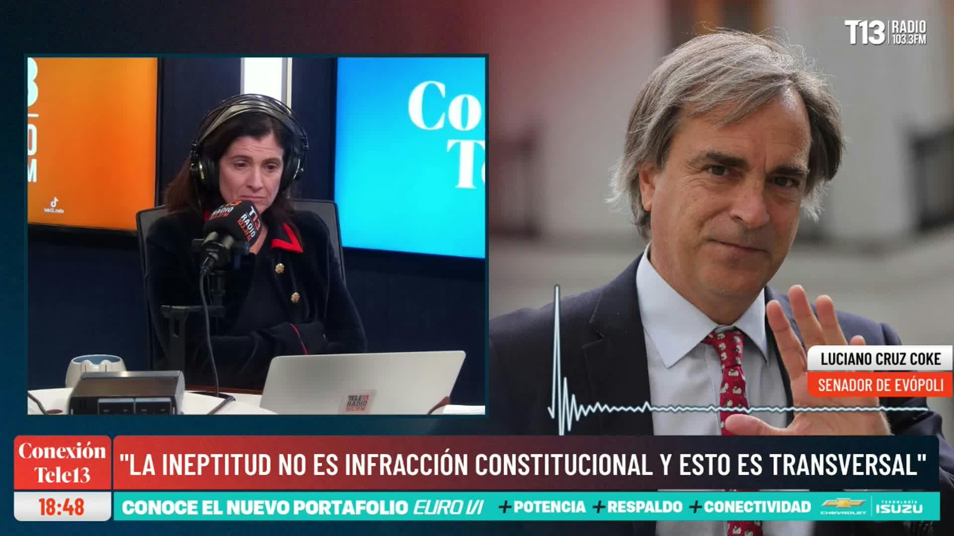 Cruz-Coke: "Chile Vamos debe darle sostén y solvencia al Gobierno"