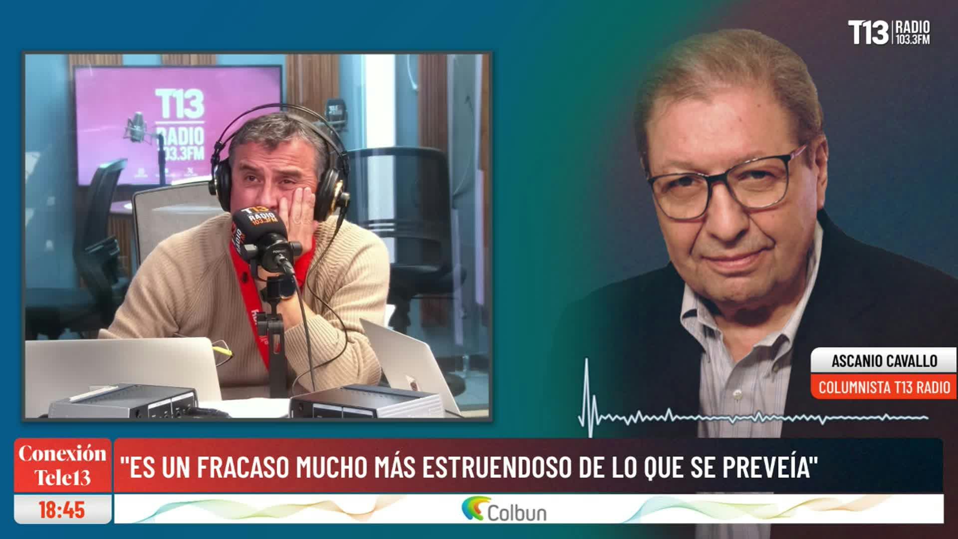 Ascanio Cavallo y AC: "Fue un fracaso rotundo"