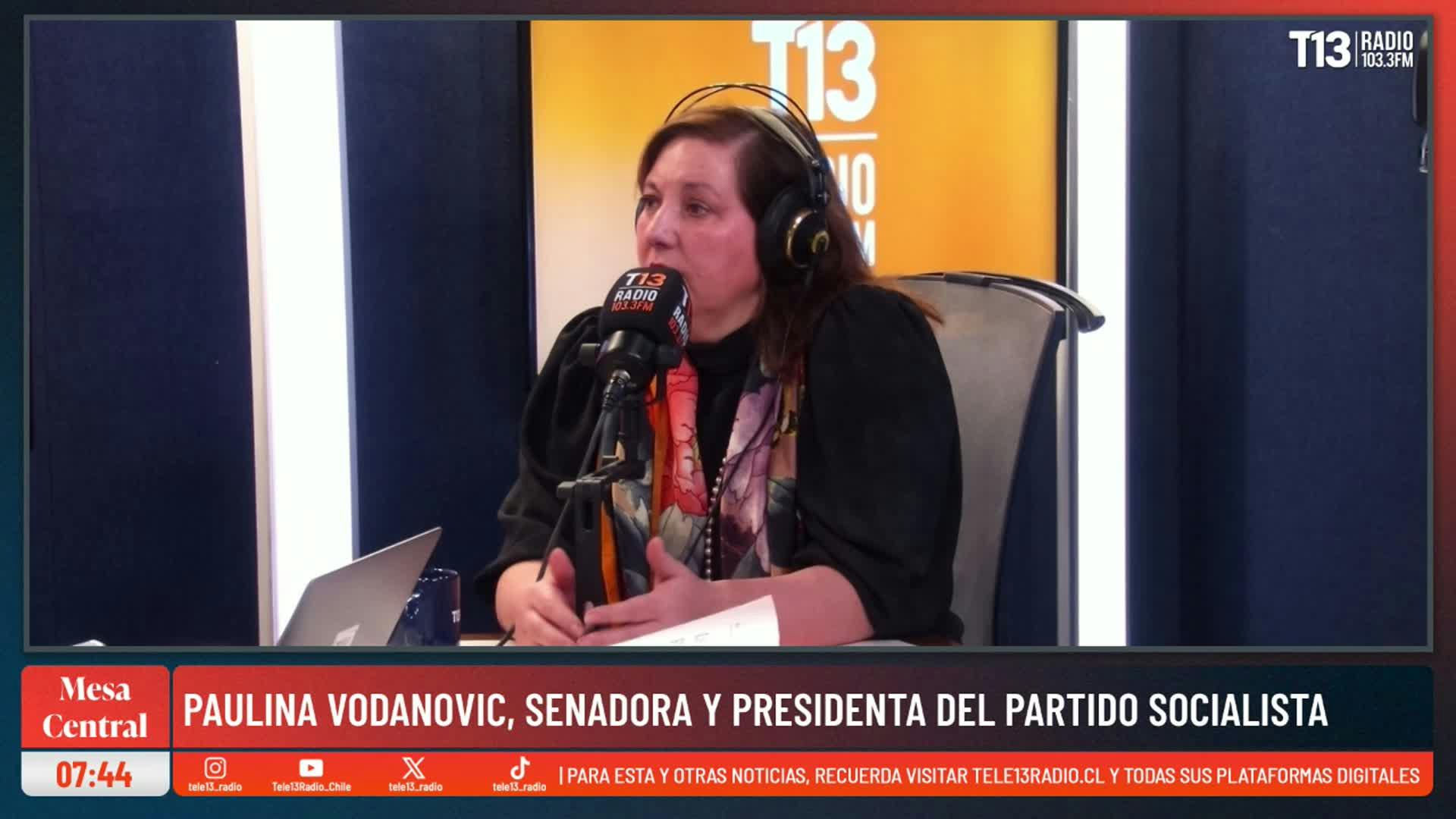 Paulina Vodanovic critica la rigidez de Quiroz en la negociación