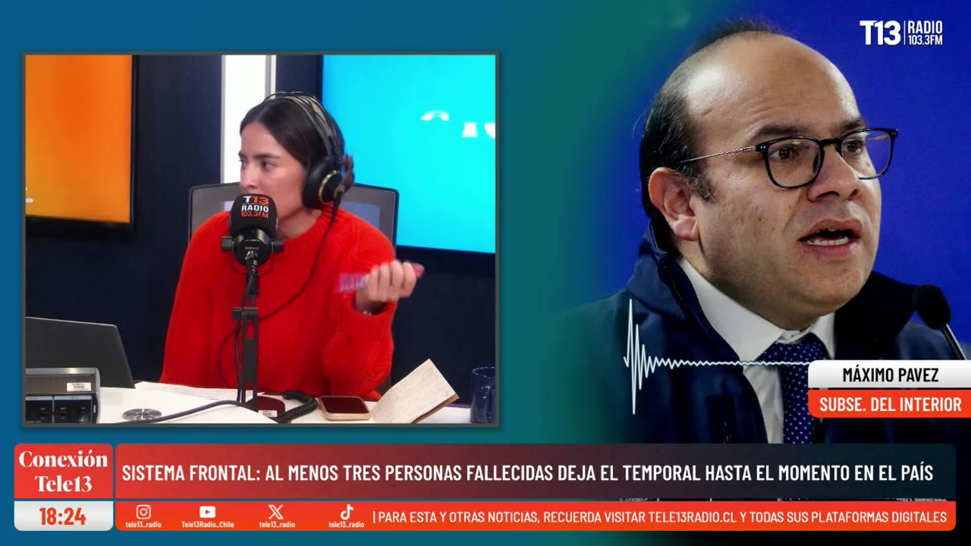 Máximo Pavez responde a Orrego: "Los recursos para enfrentar la emergencia están disponibles"