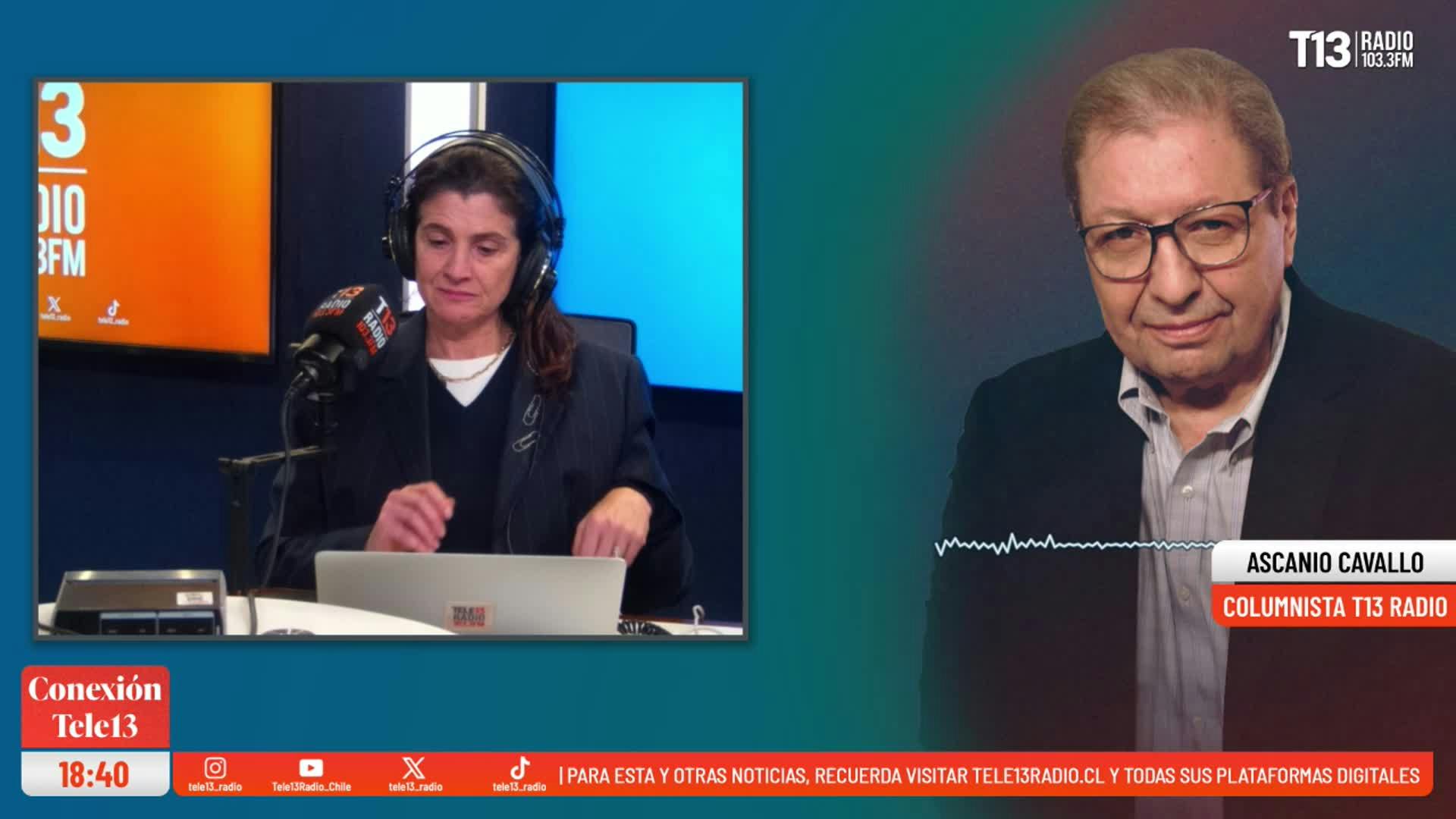 Ascanio Cavallo: "La entrevista de Mara Sedini se acerca más a la farándula que a la política"