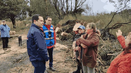 Alcalde de Bulnes, Gonzalo Bustamante, alerta por posible colapso en terrenos de la comuna 