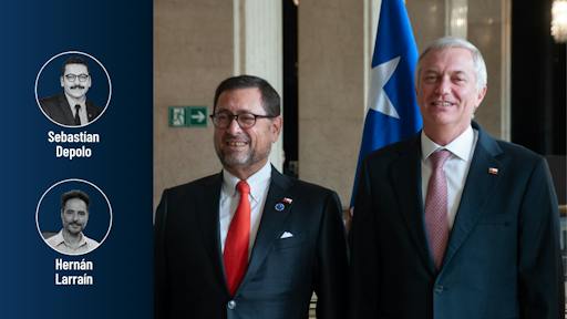 Hernán Larraín y Sebastían Depolo sobre la reforma de seguridad y la descoordinación del Gobierno. 