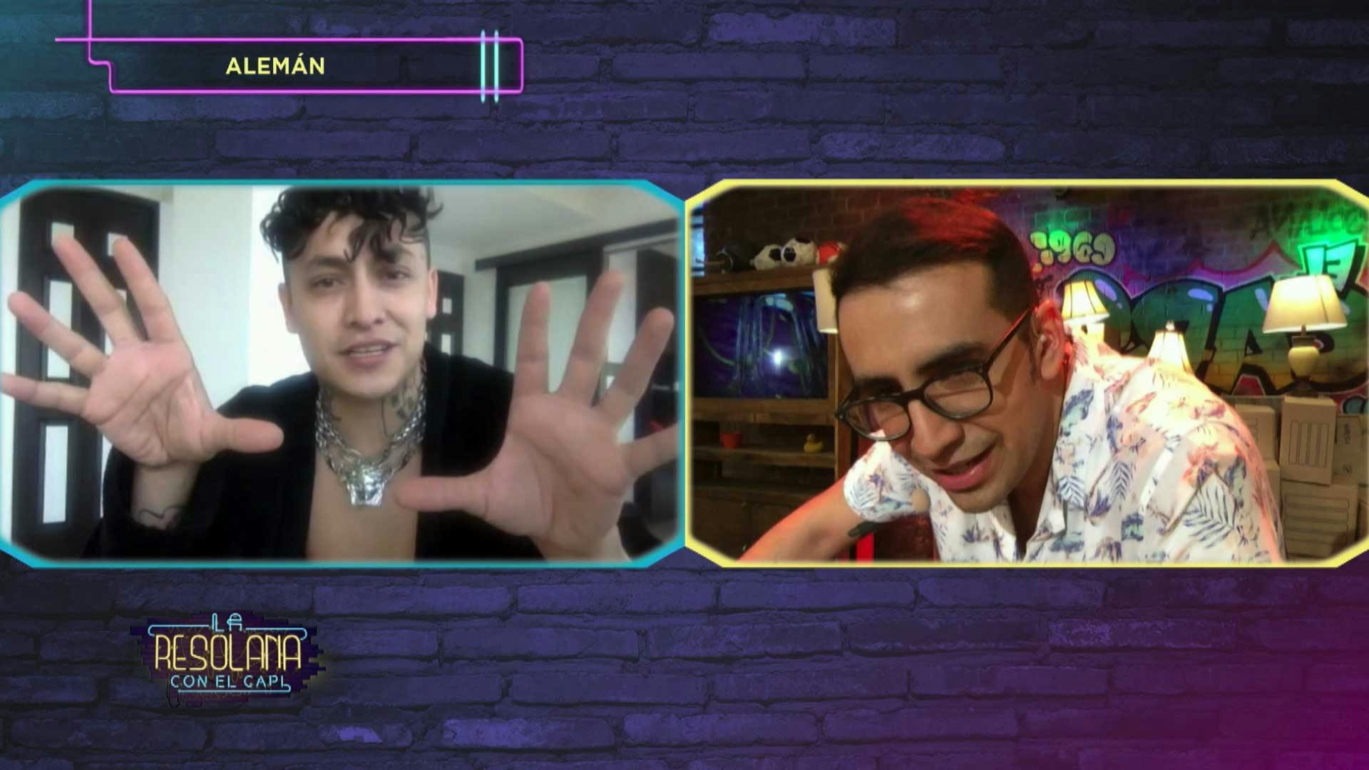 ¡El rapero más perro de México se enlazó desde Baja California! ¡"El Alemán" asesoró a El Capi en sus portadas de álbum!