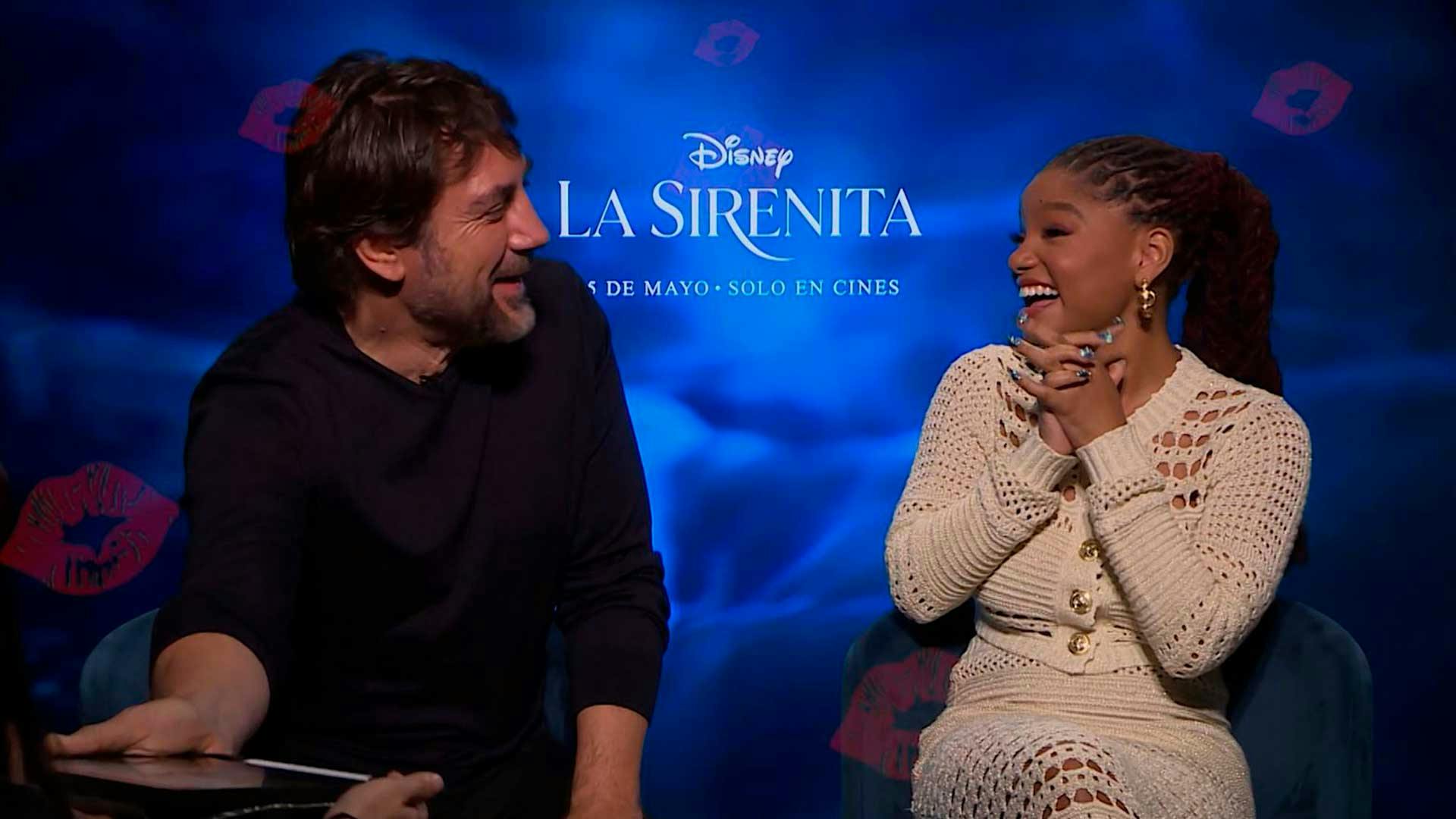 Tuvimos una entrevista muy especial con Javier Bardem y Halle Bailey.