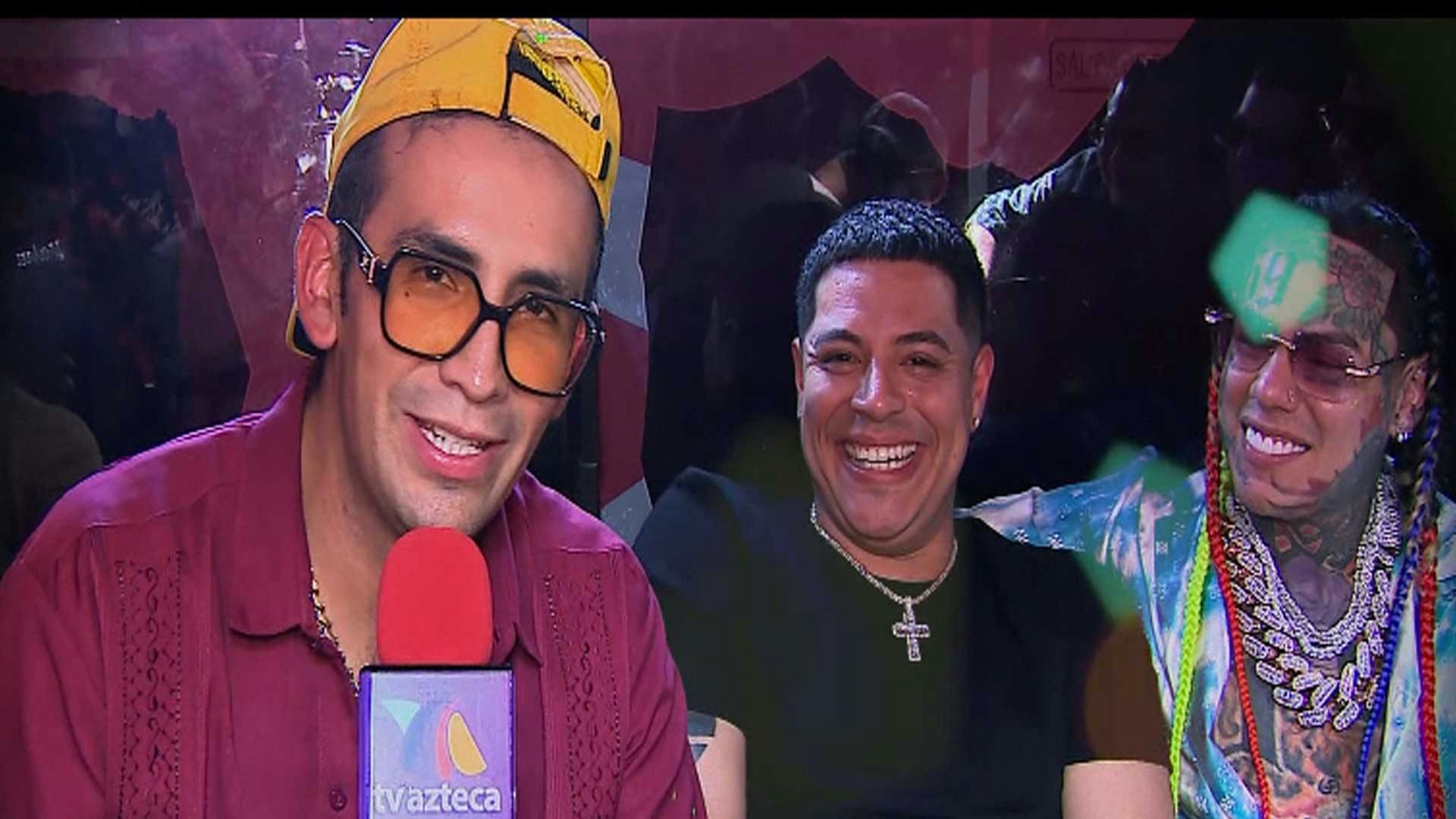 Eduin Caz, 6ix9ine y El Capi dieron la vuelta por la Ciudad de México.