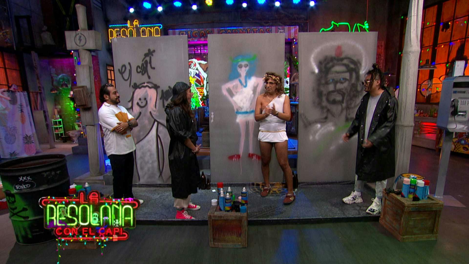 Competencia de grafiteros adultos contemporáneos... de la muerte