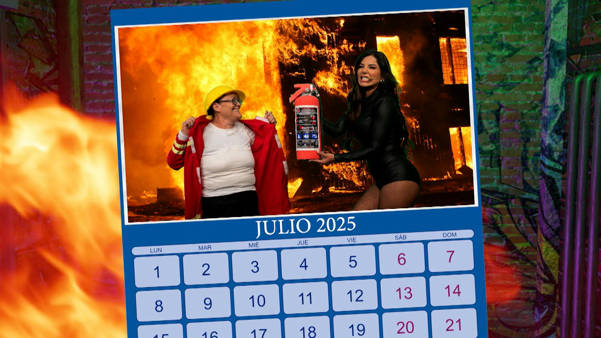 ¡Hasta las doñitas son sexys en el calendario de Aleida Núñez en la Resolana!
